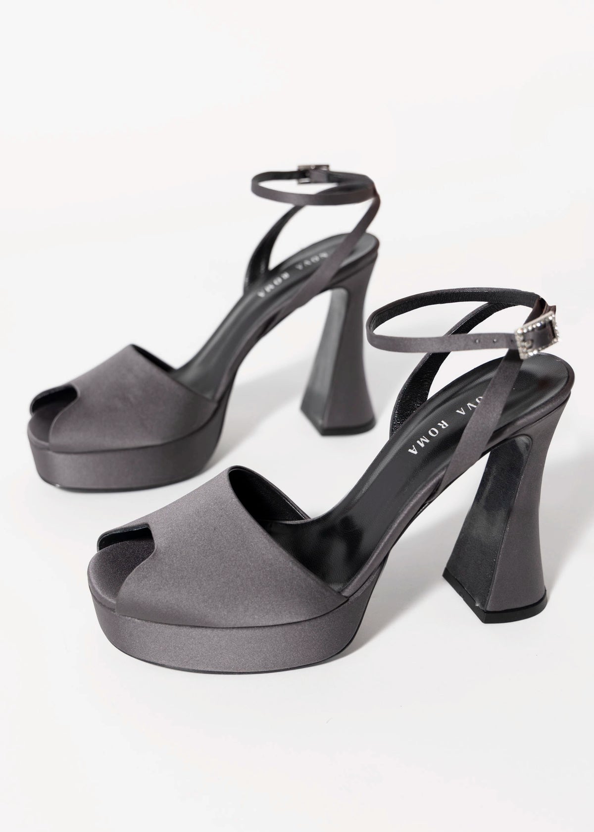 swatch_Grey Satin nova roma satin platform heels