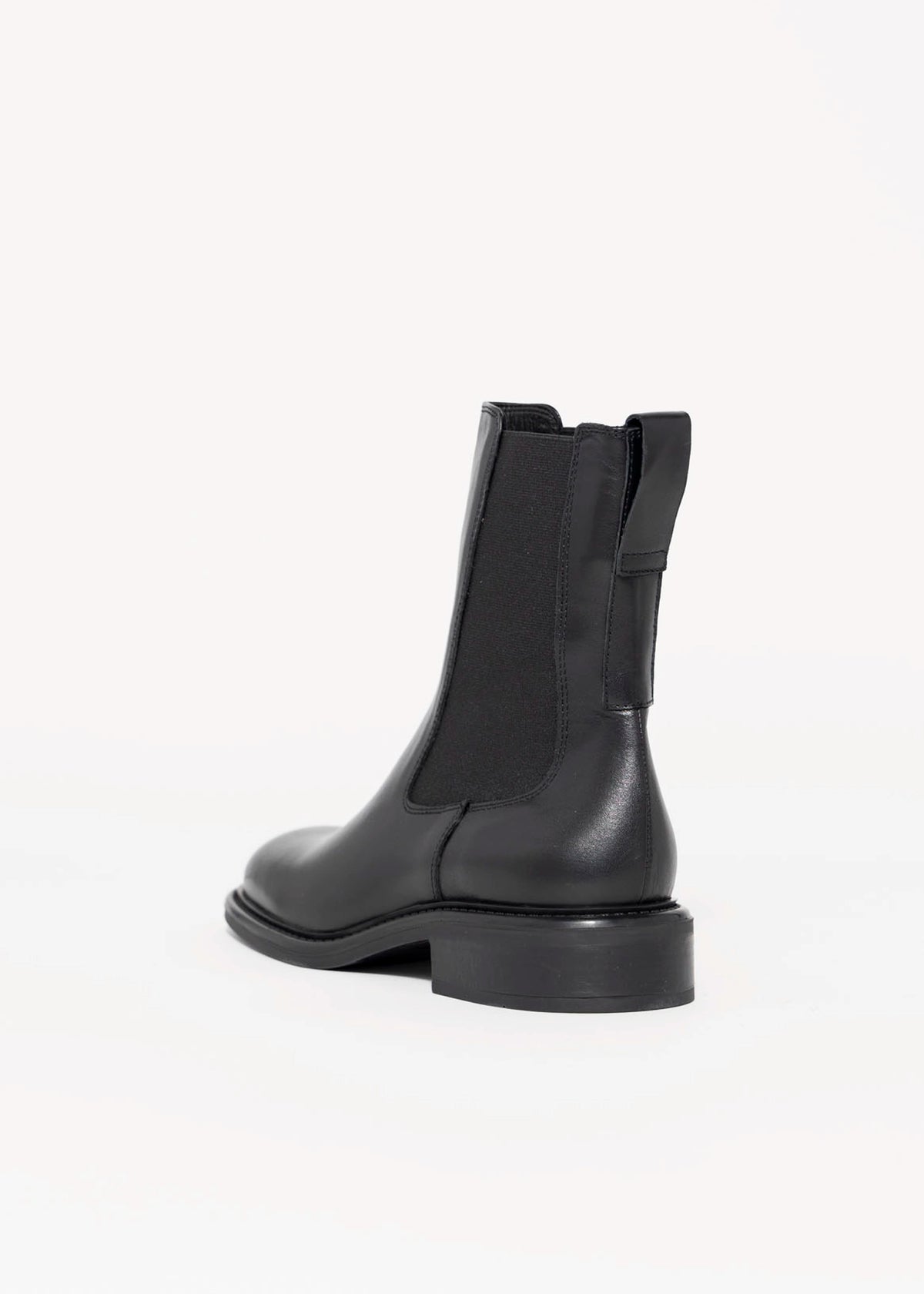 swatch_Black Leather nova roma leather chelsea boot
