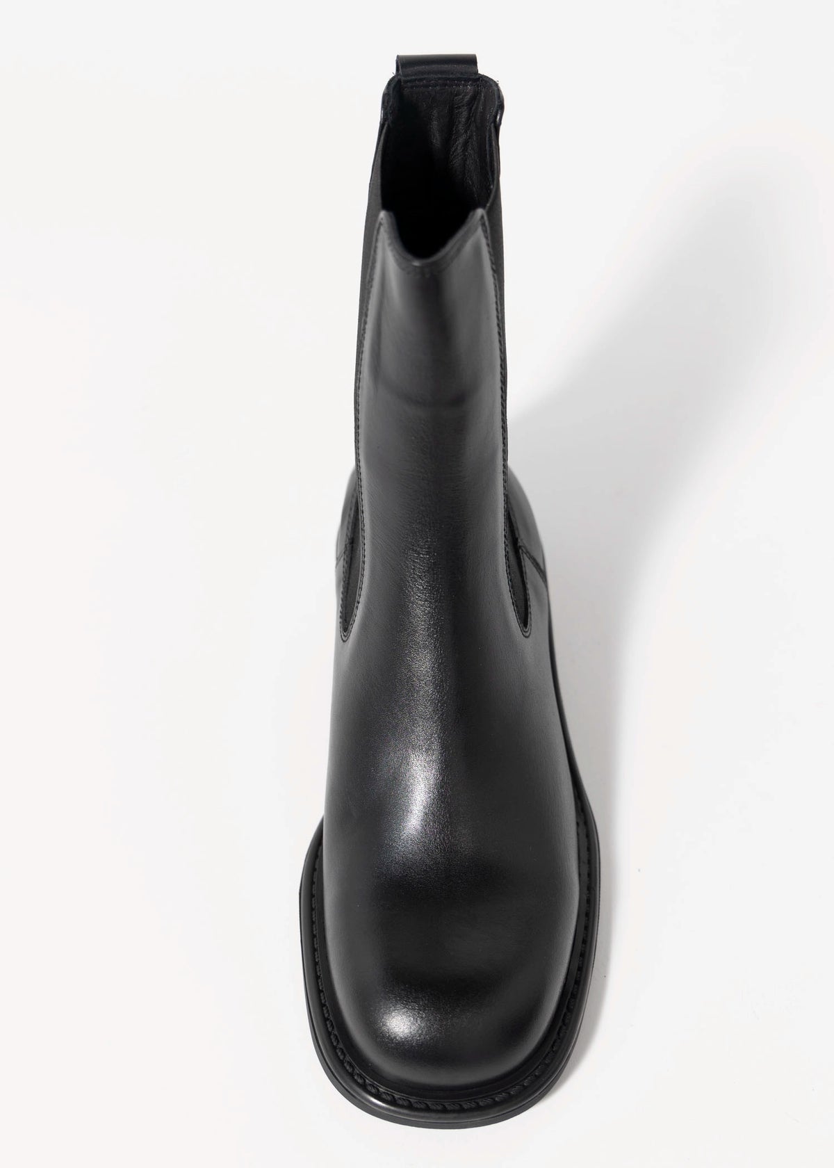 swatch_Black Leather nova roma leather chelsea boot