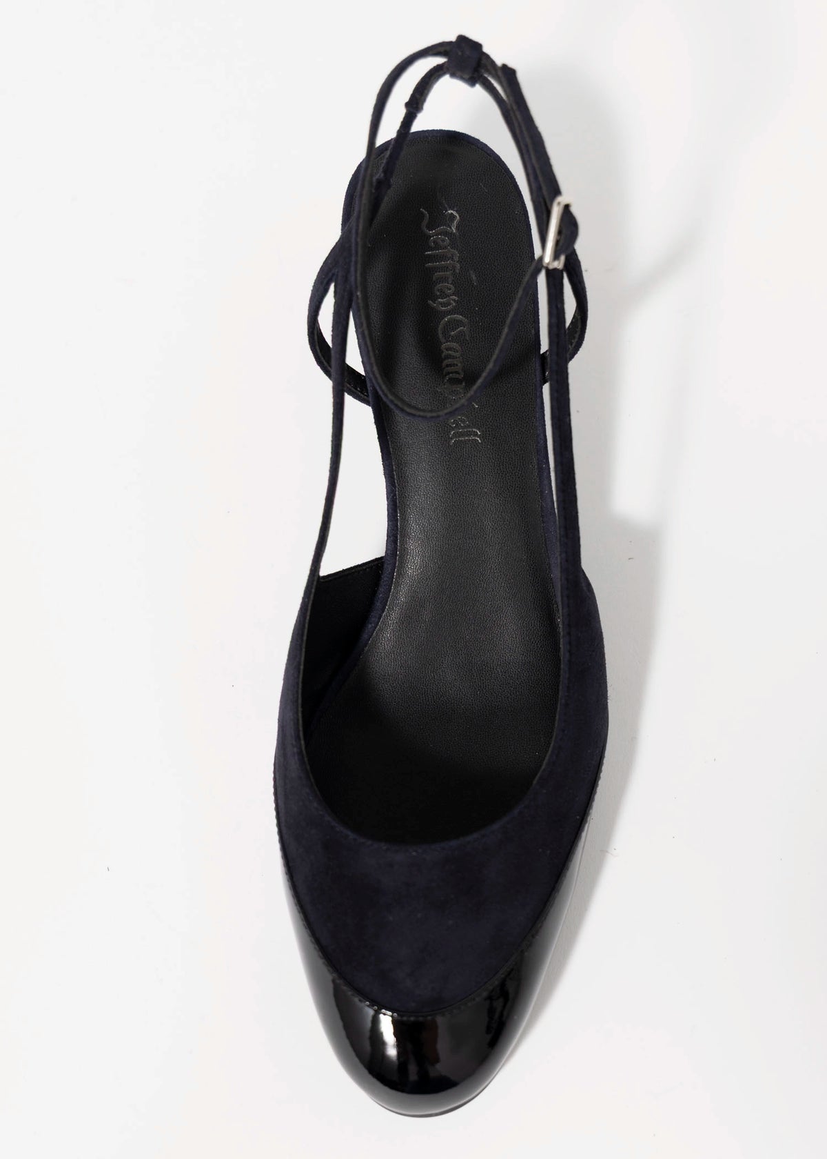 swatch_Navy/Black jeffrey campbell my dear suede pump