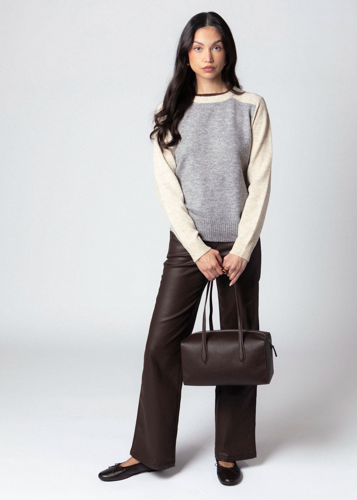 swatch_Oat Combo central park west isla colorblock sweater