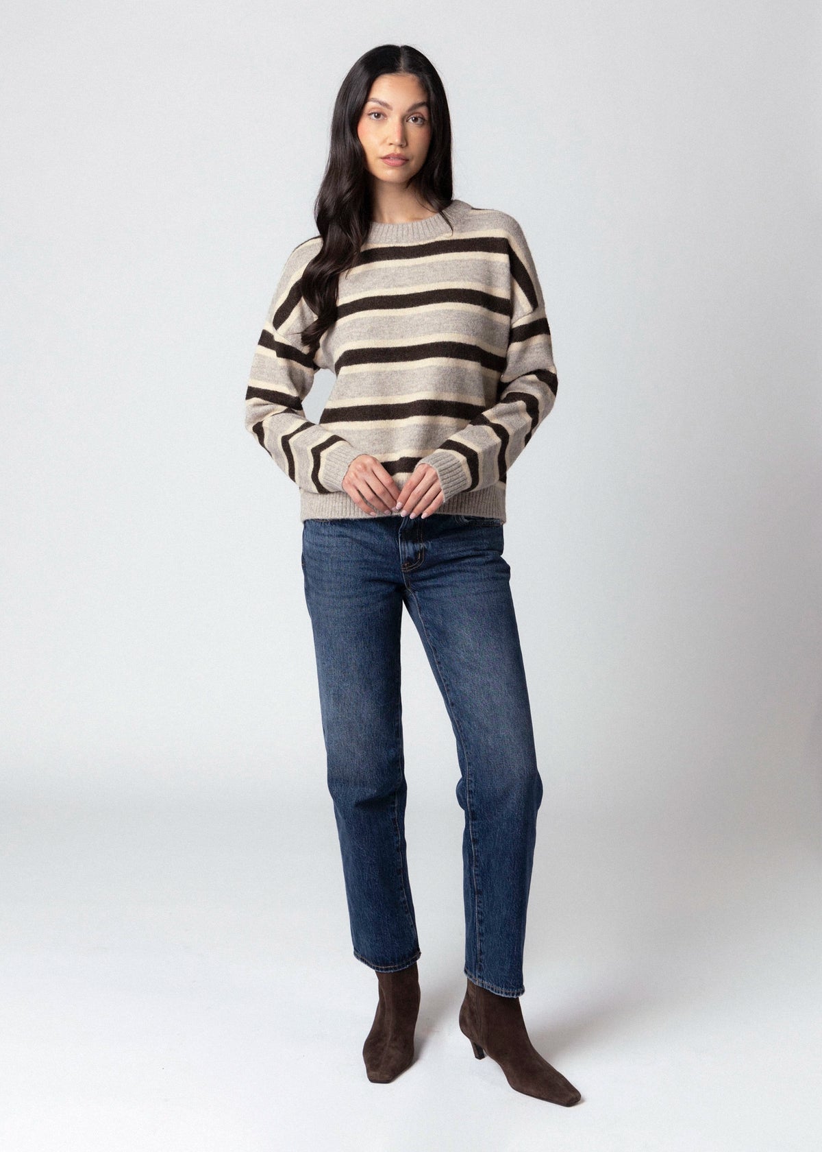 swatch_Grey/Brown thread and supply montgomery sweater