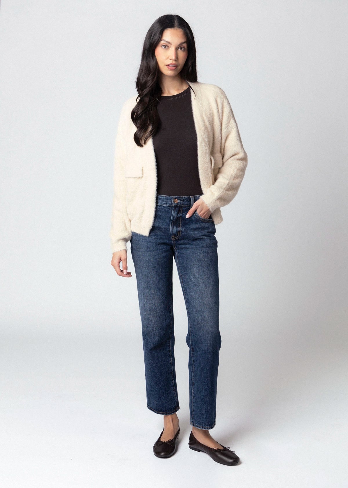 swatch_Oatmeal kut from the kloth jana cardigan