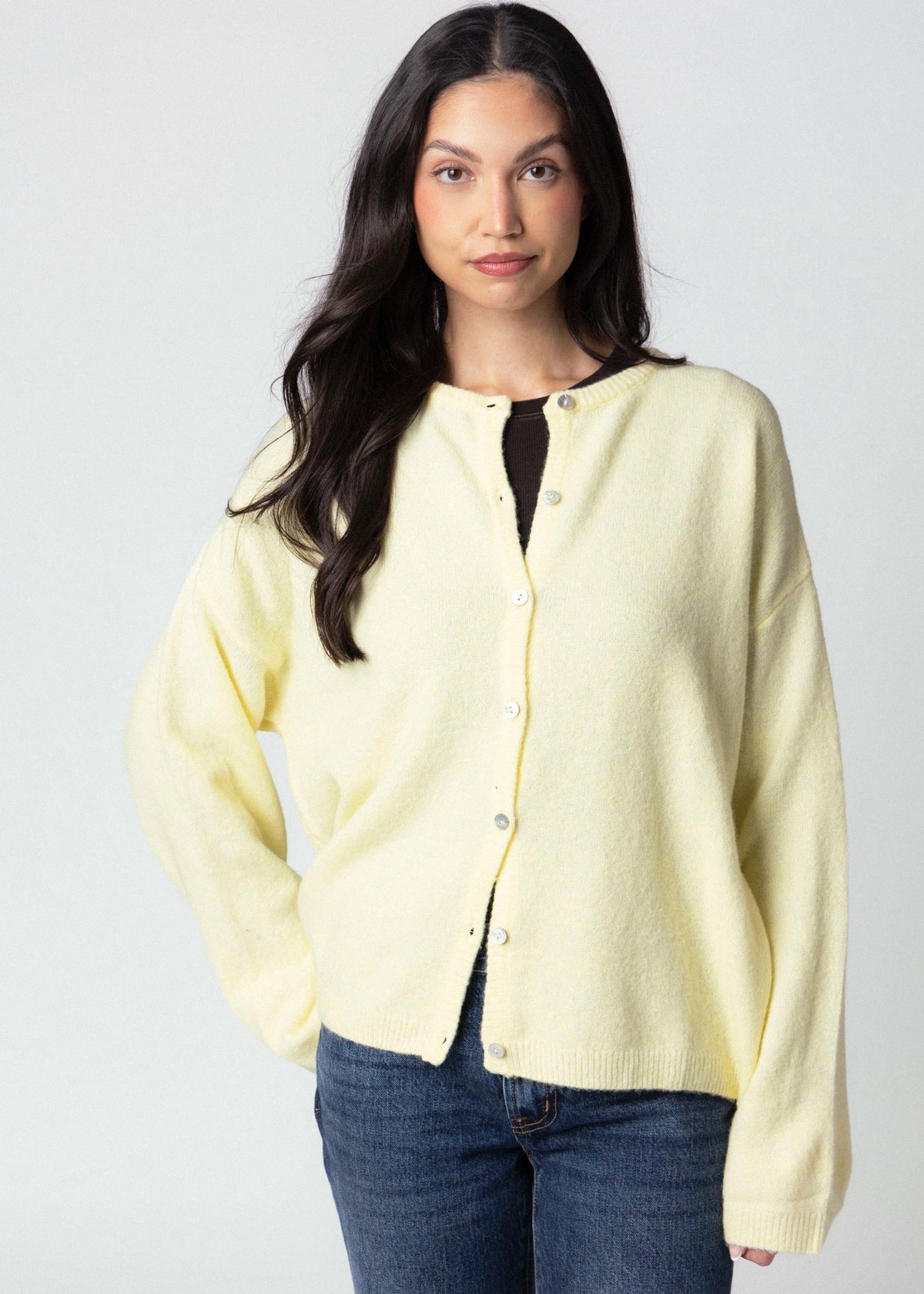 swatch_Butter oversized knit cardigan