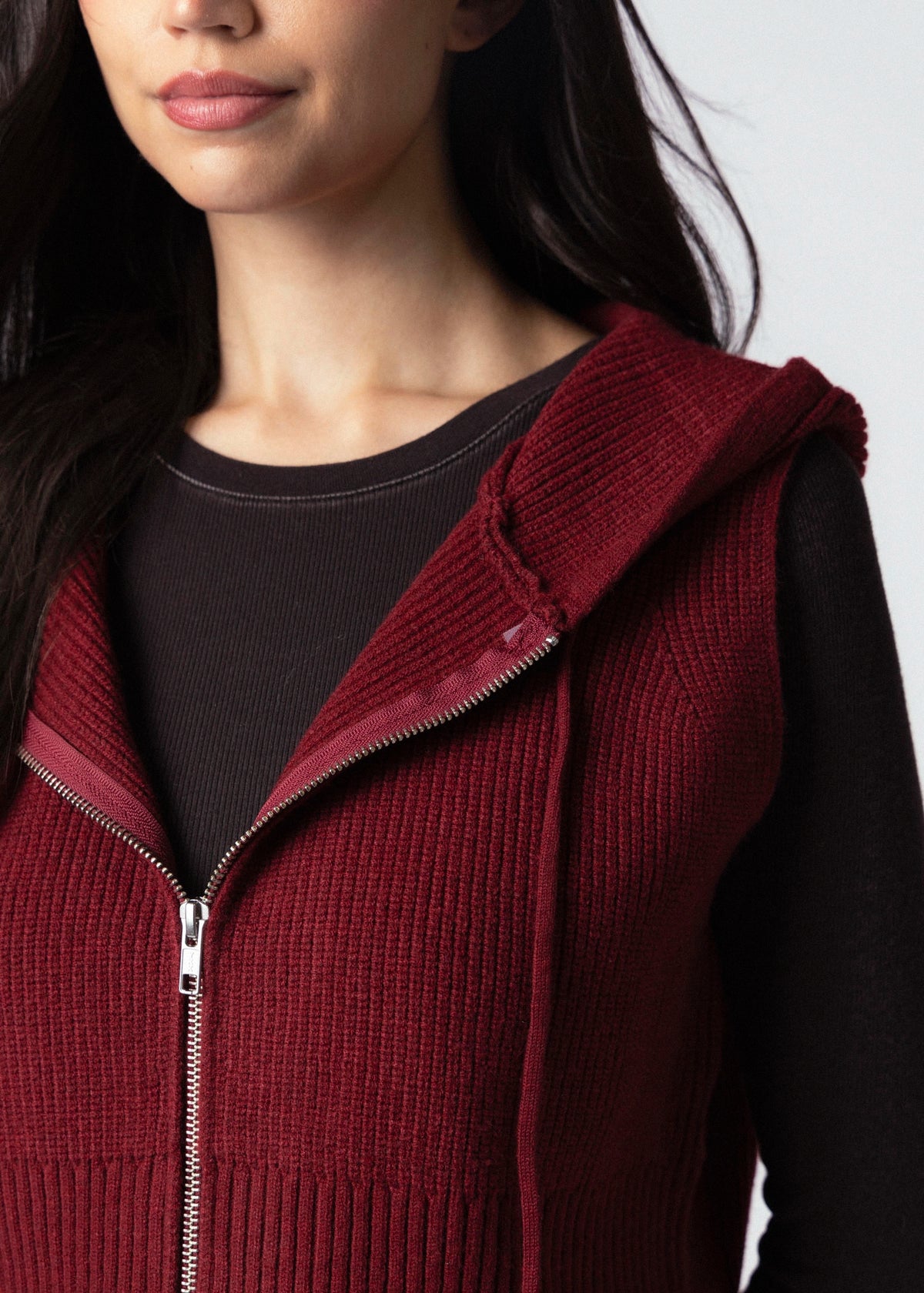 swatch_Red kerisma jordana knit vest