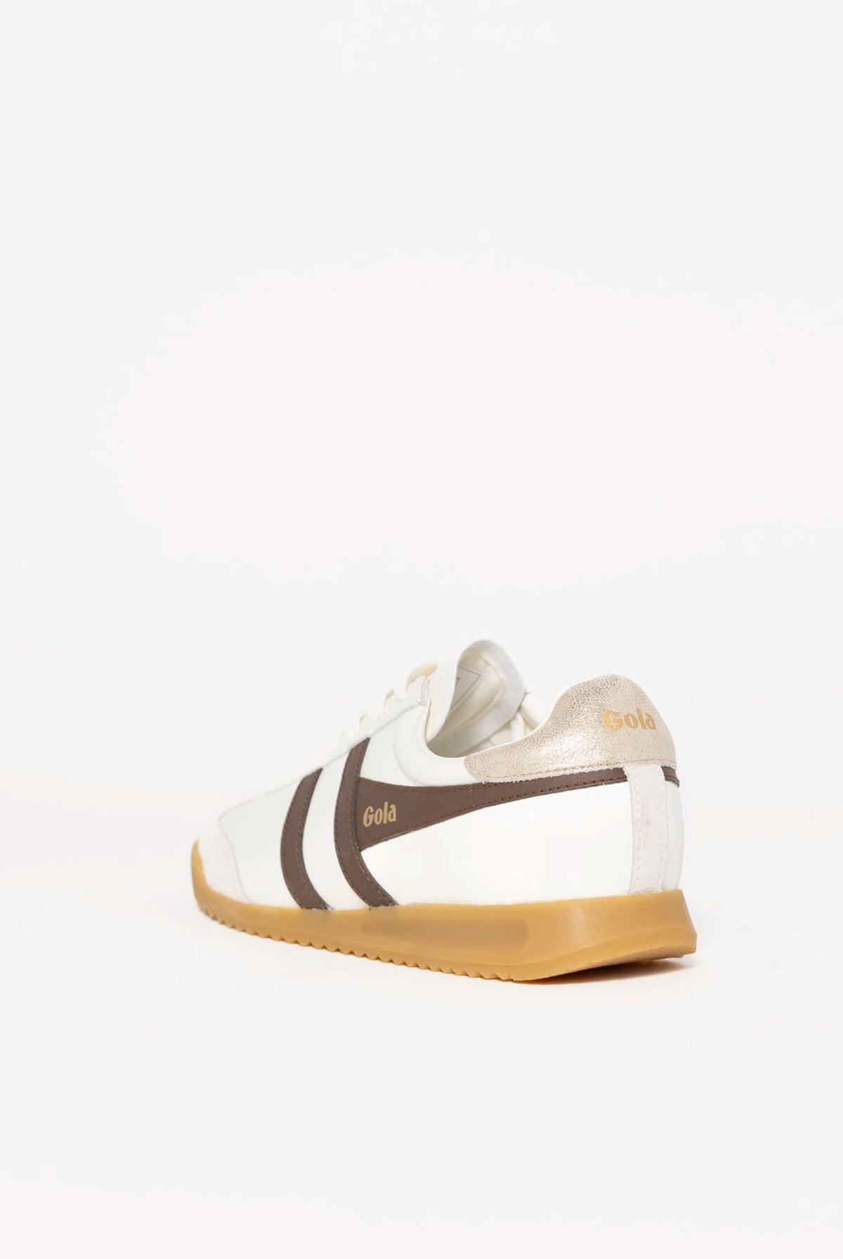 swatch_White/Brown/Gold gola torpedo leather sneaker