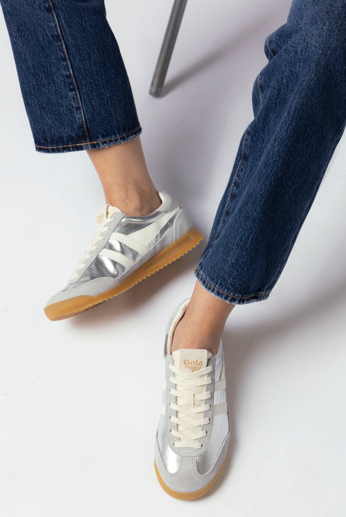 swatch_Silver gola firefly sneakers