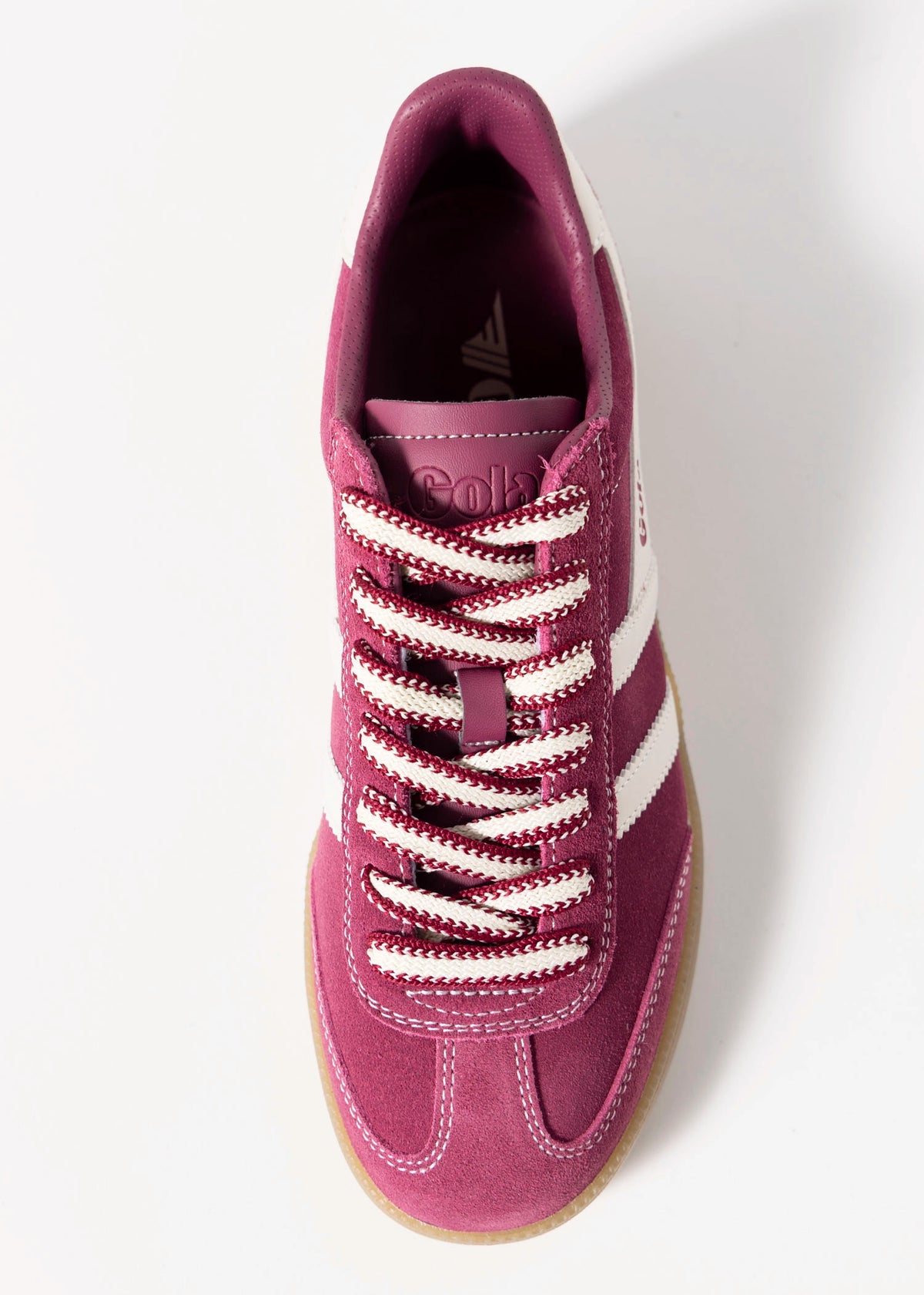 swatch_Cerise gola viper 78 suede sneaker