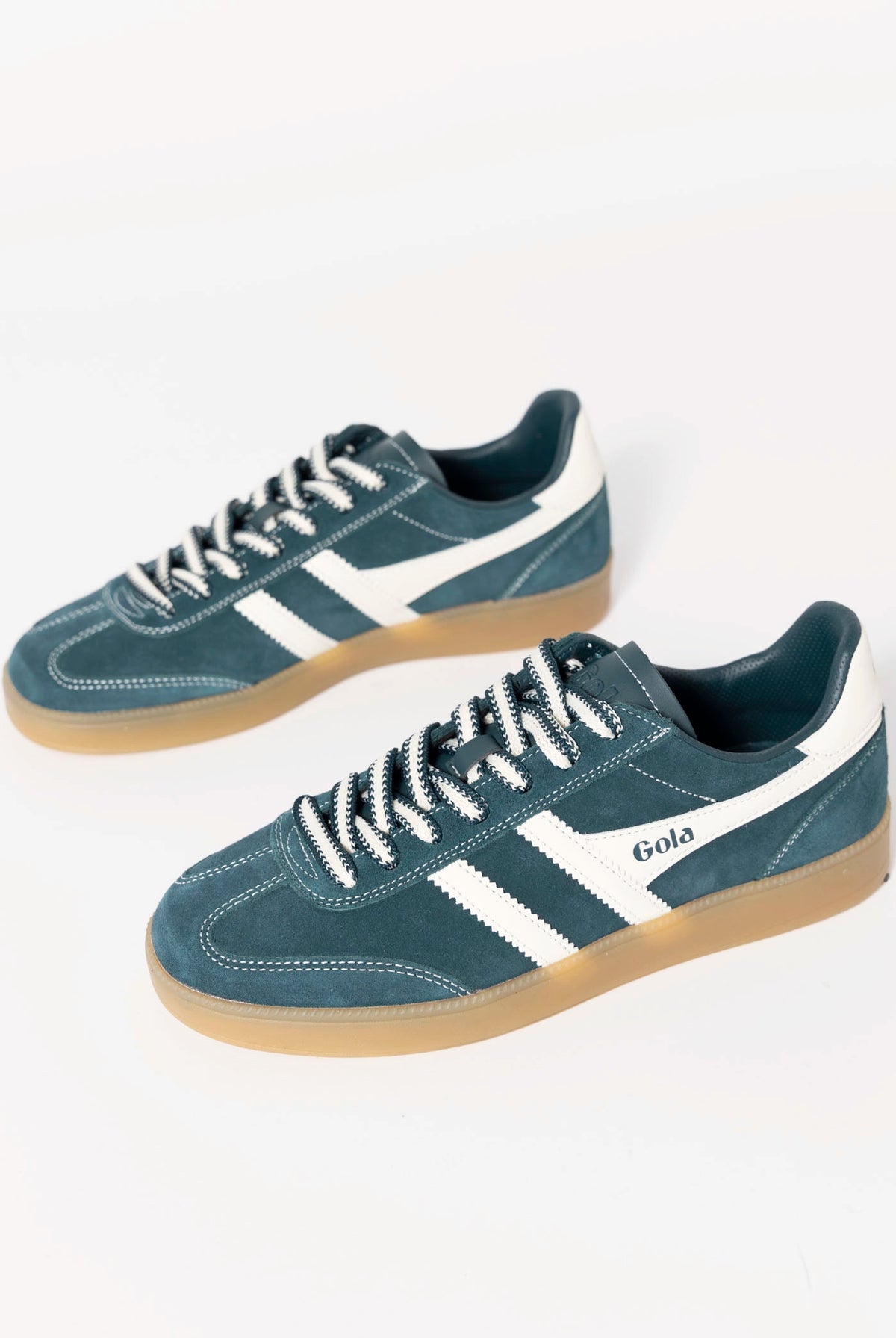 swatch_Dark Teal gola viper 78 suede sneaker