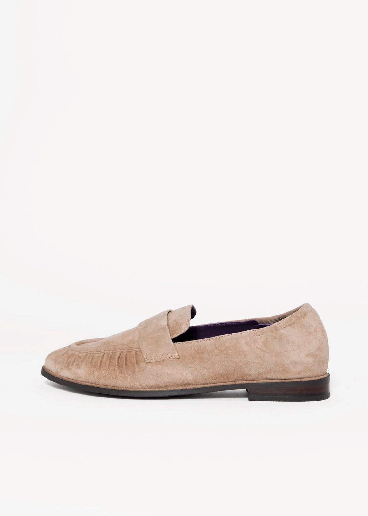 swatch_Military Suede vaneli ailsa suede ruched loafer
