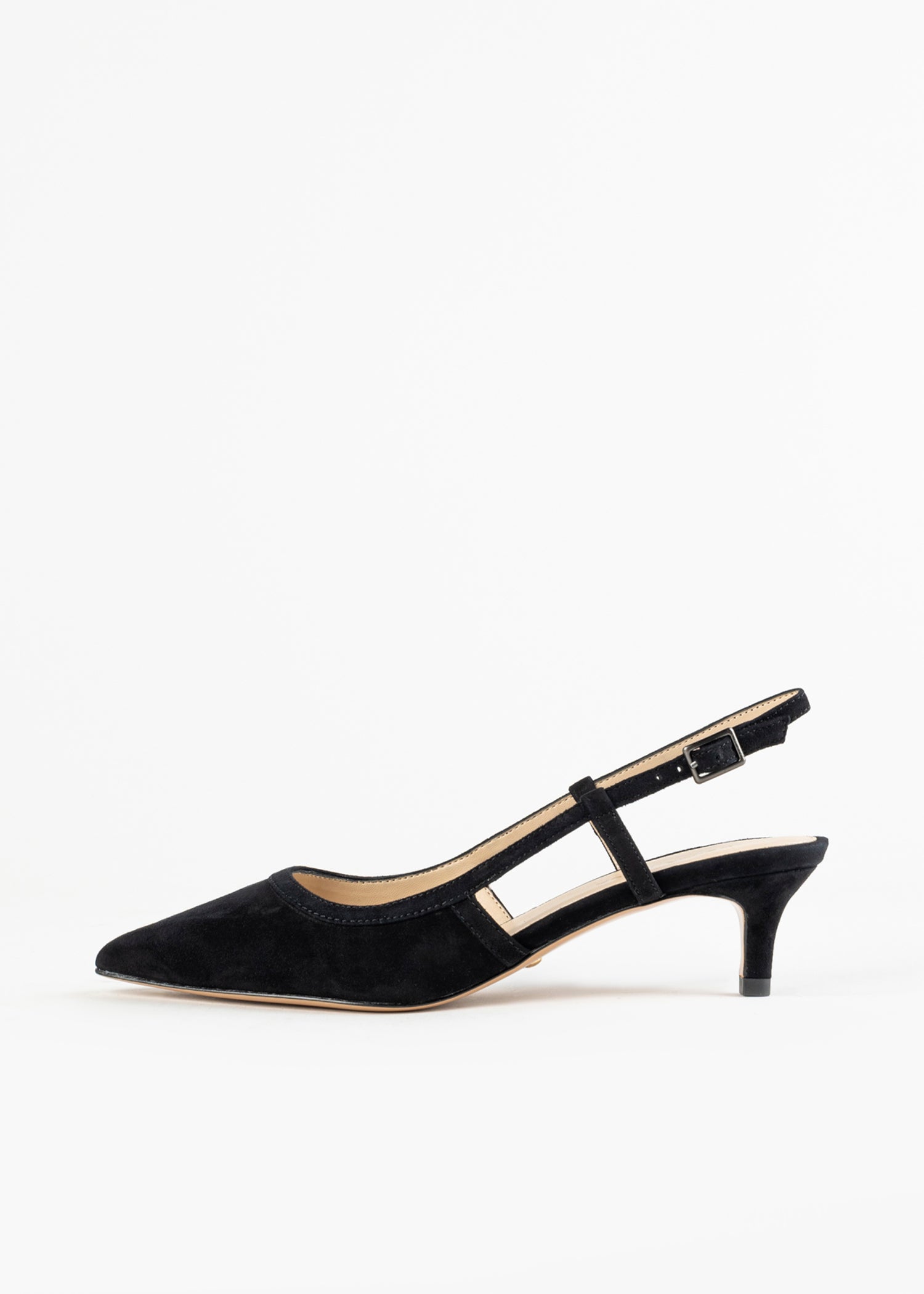 swatch_black suede deena slingback pump heels