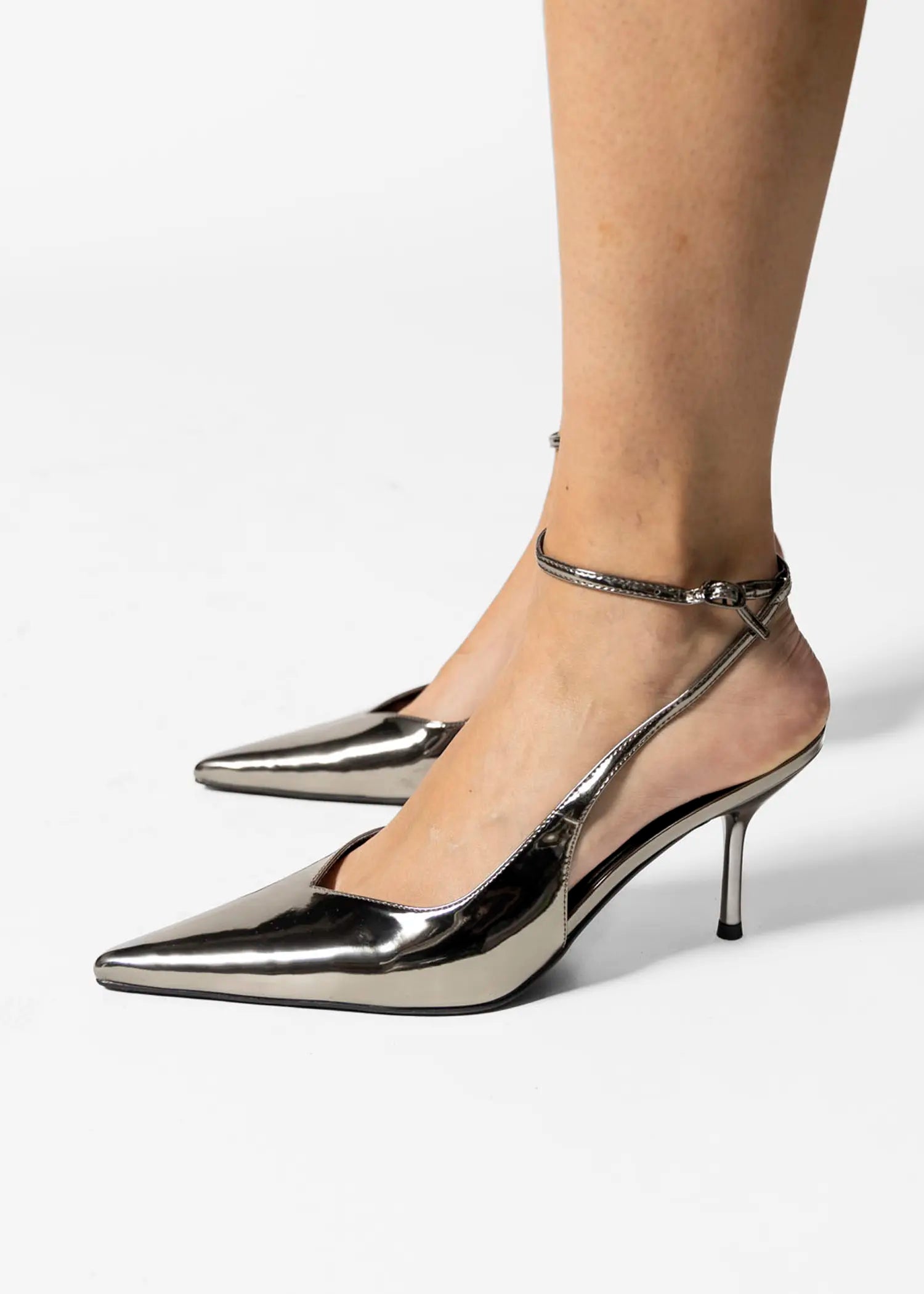 swatch_pewter executive slingback pump heels