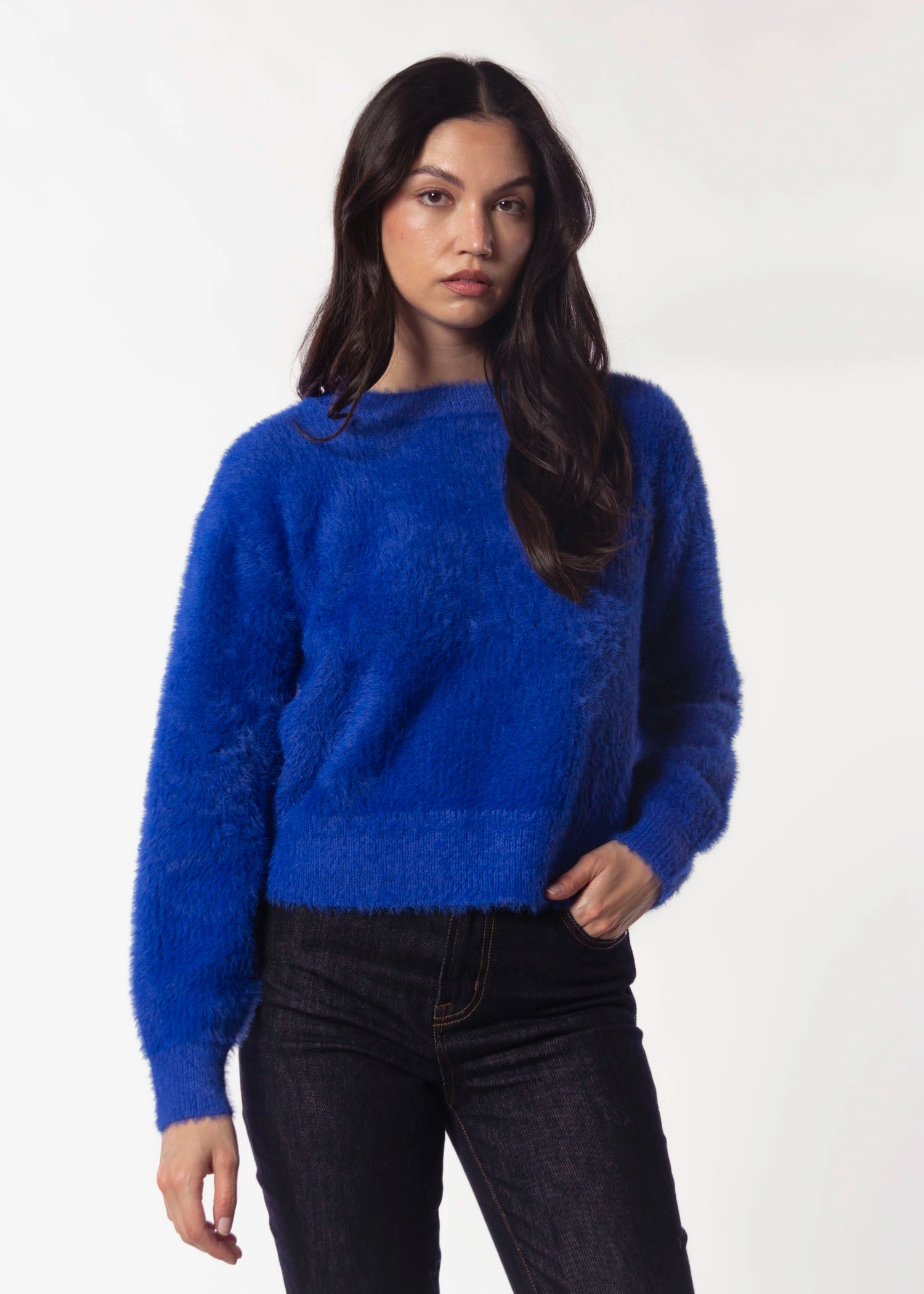 swatch_Cobalt fuzz sweater daze denim