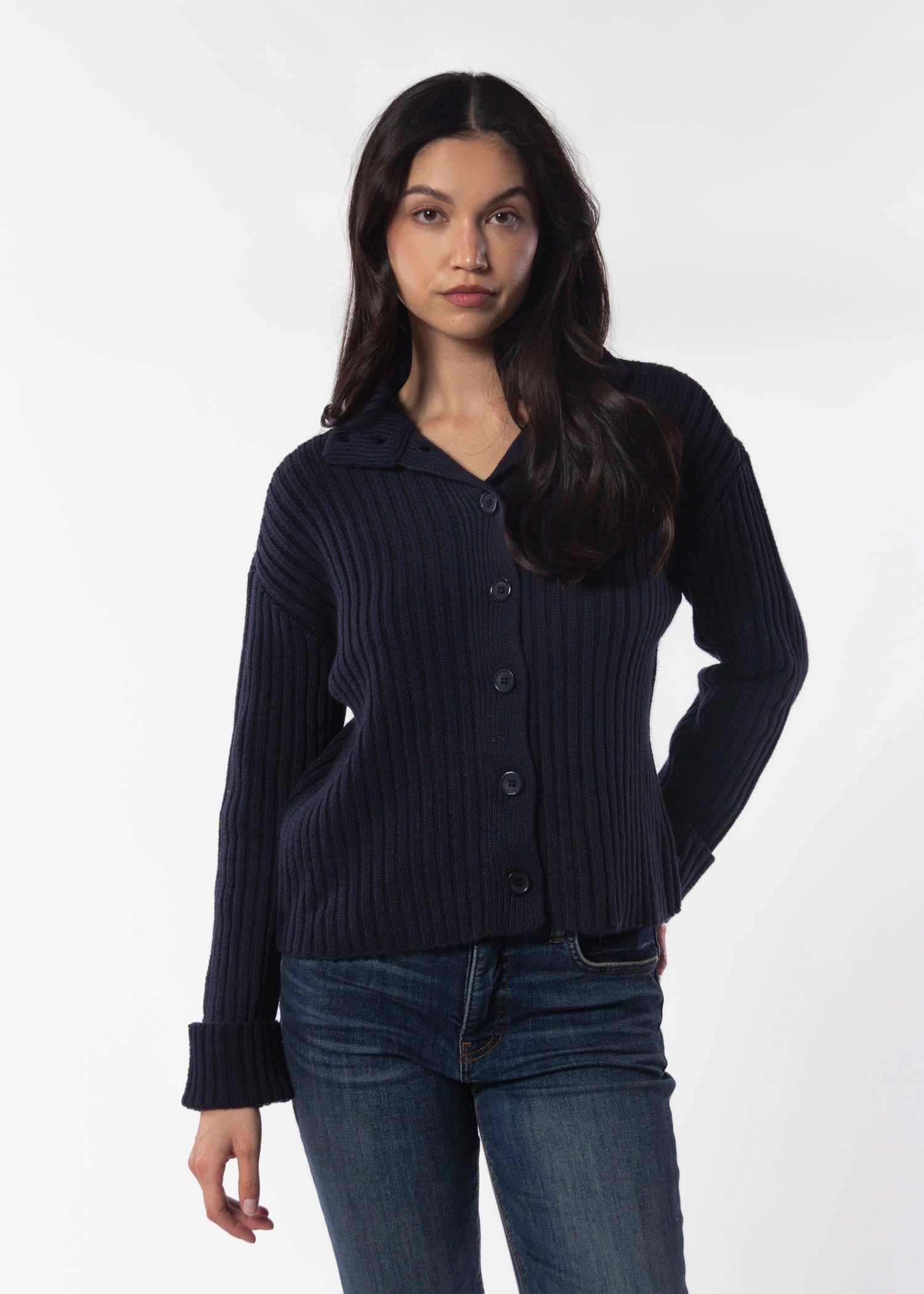 swatch_Dark Storm lakshmi cardigan sweaters