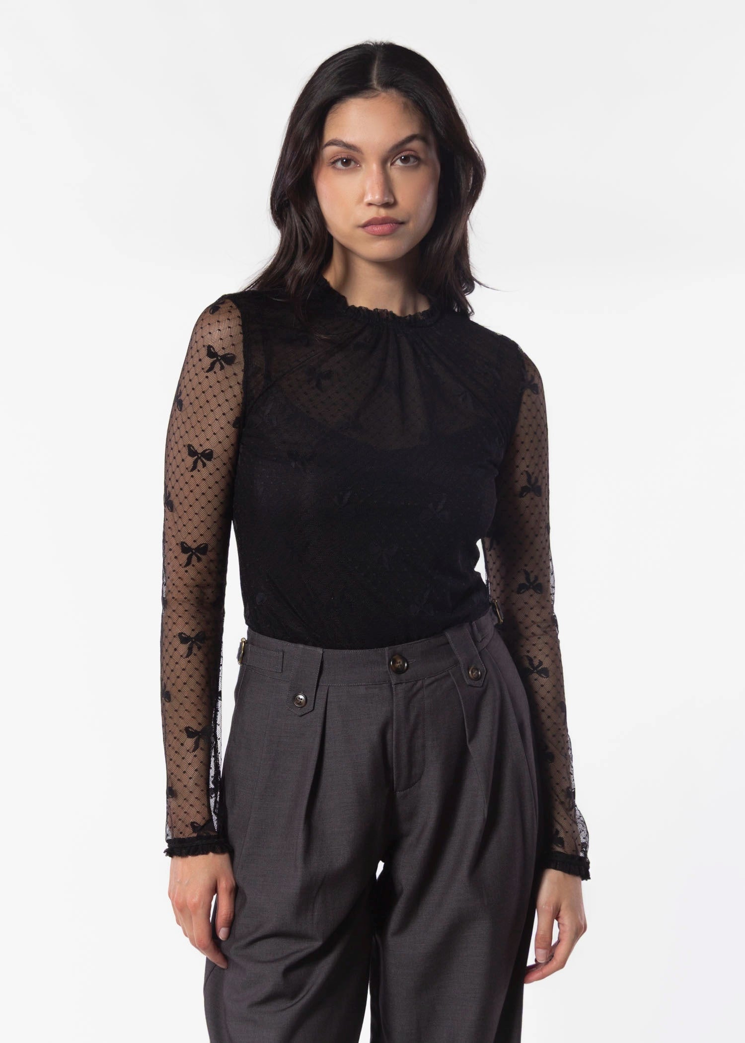 swatch_Black woodson sheer top