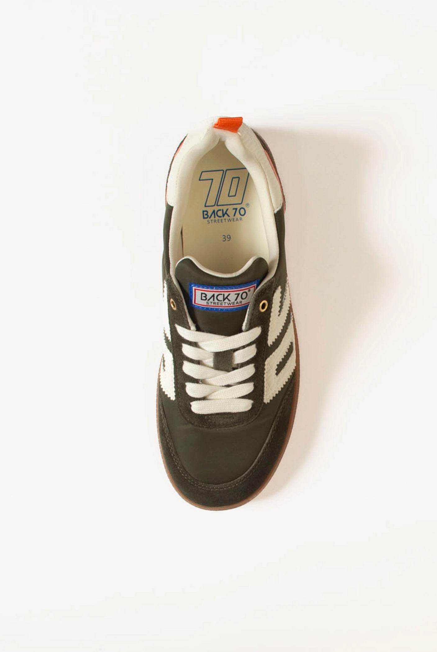 swatch_Orange/Olive ghost sneakers