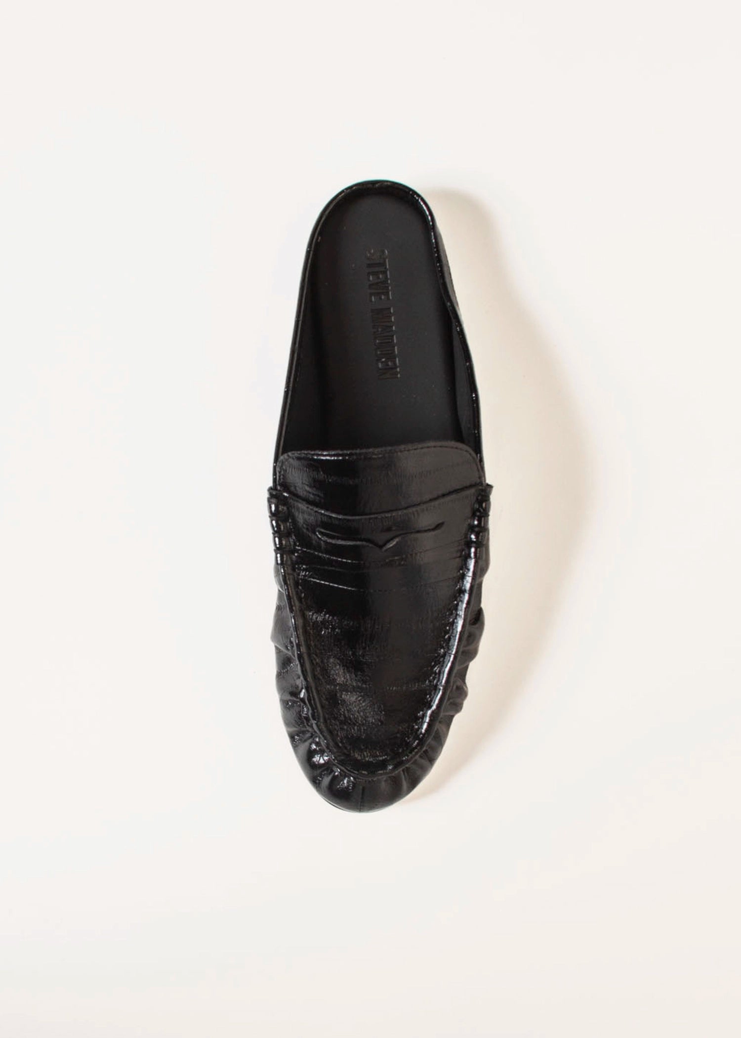 swatch_Black Leather rafe loafer steve madden