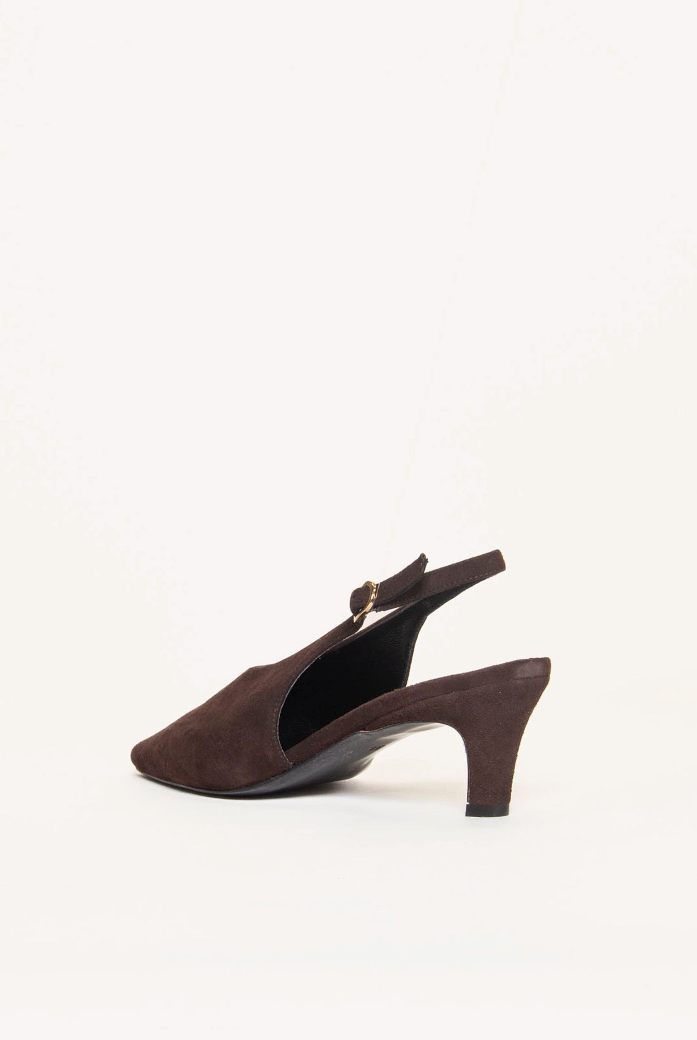 swatch_Brown Suede slingback pump shoes