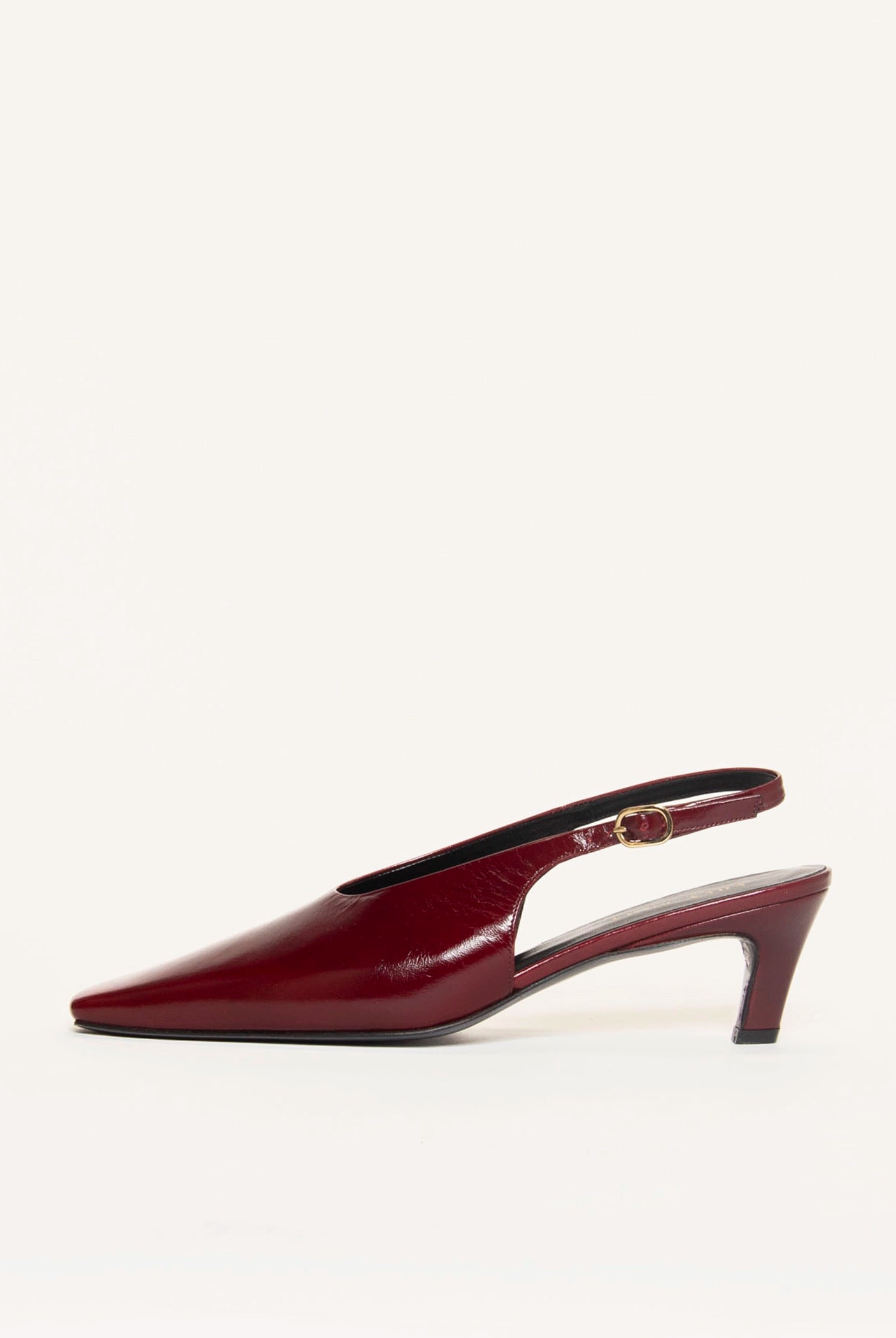 swatch_Burgundy Patent slingback pump shoes