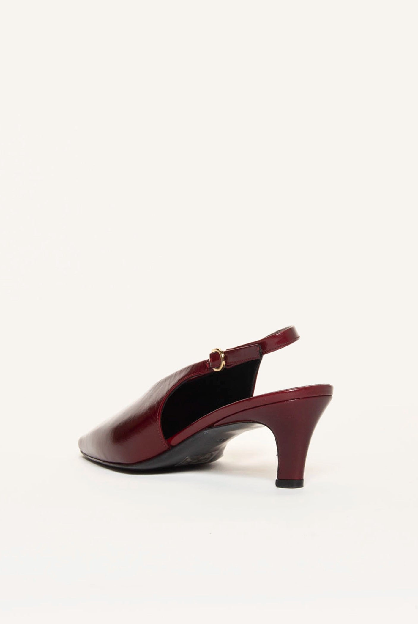 swatch_Burgundy Patent slingback pump shoes
