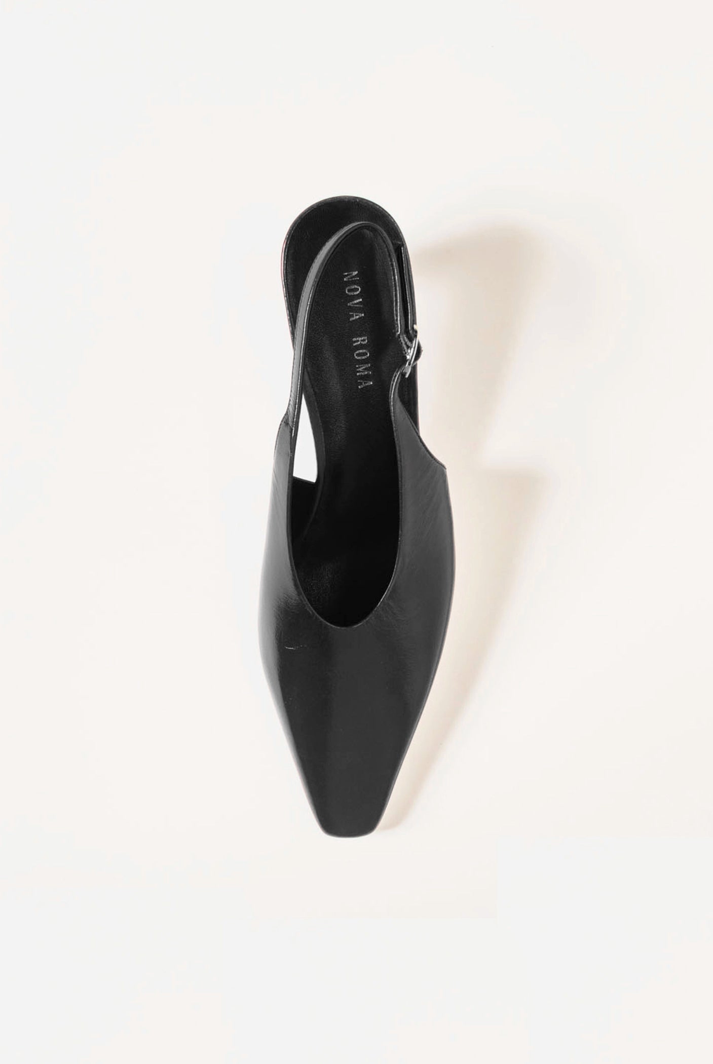 swatch_Black Patent slingback pump shoes