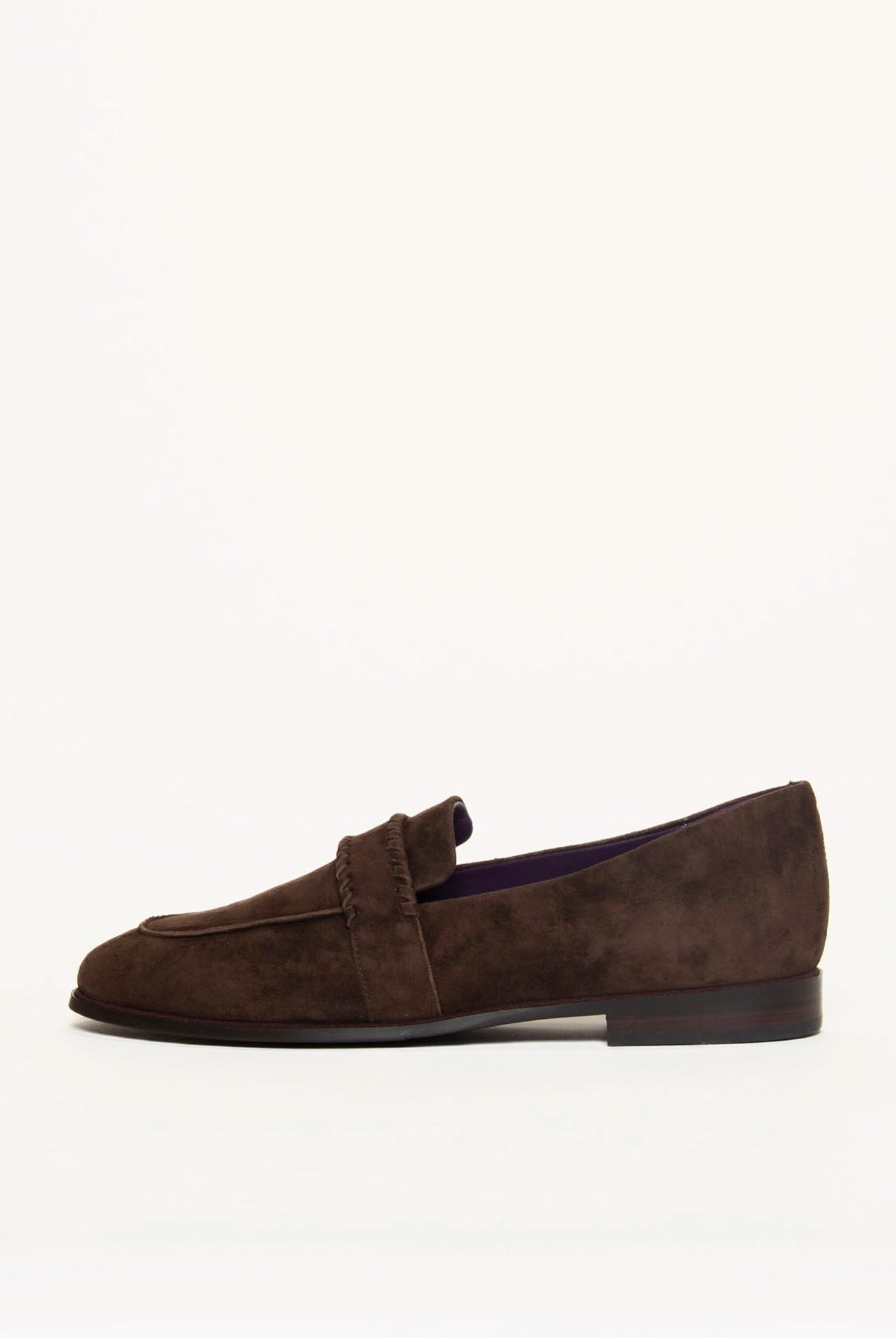 swatch_Chocolate Suede abbra loafer vaneli shoes