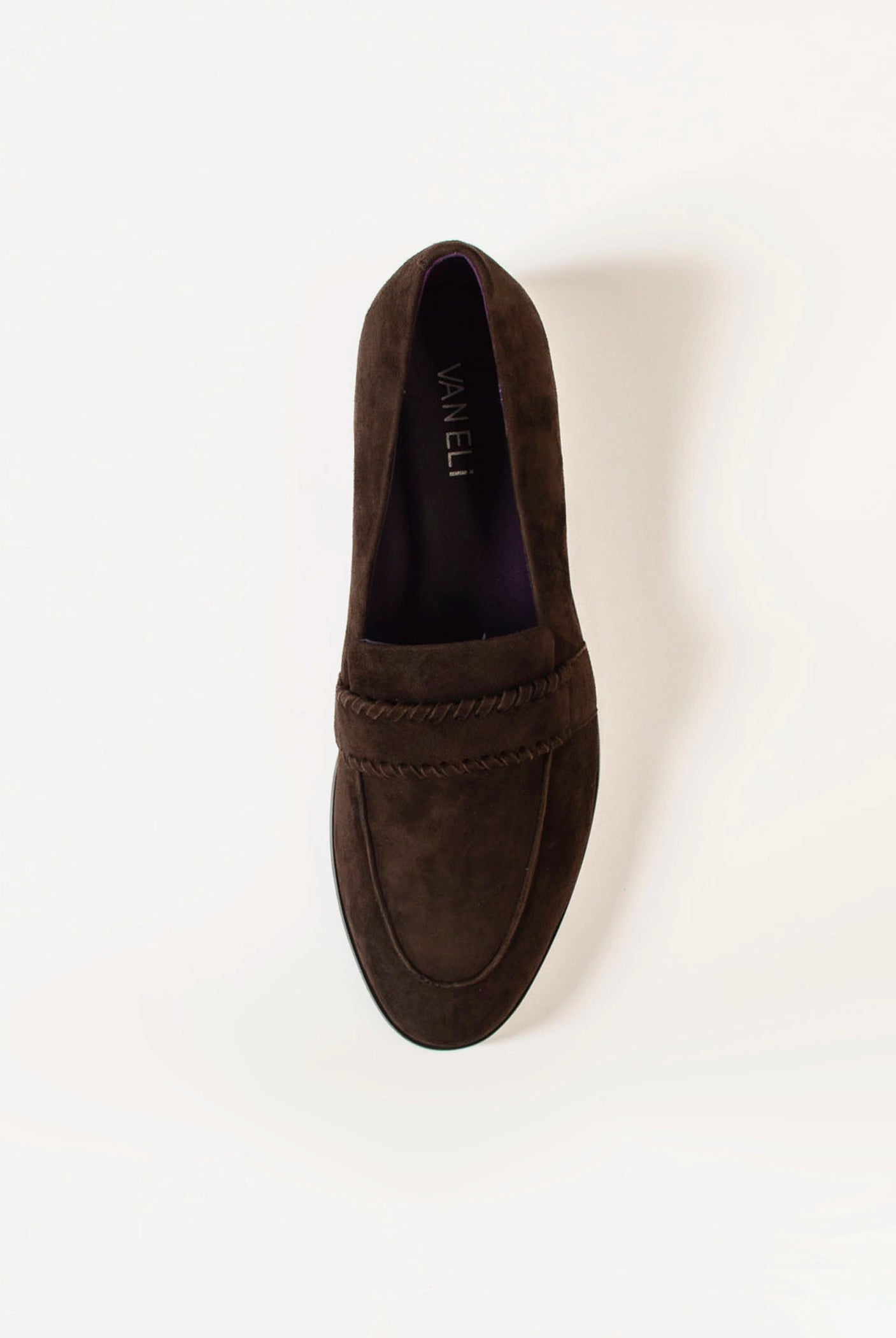 swatch_Chocolate Suede abbra loafer vaneli shoes