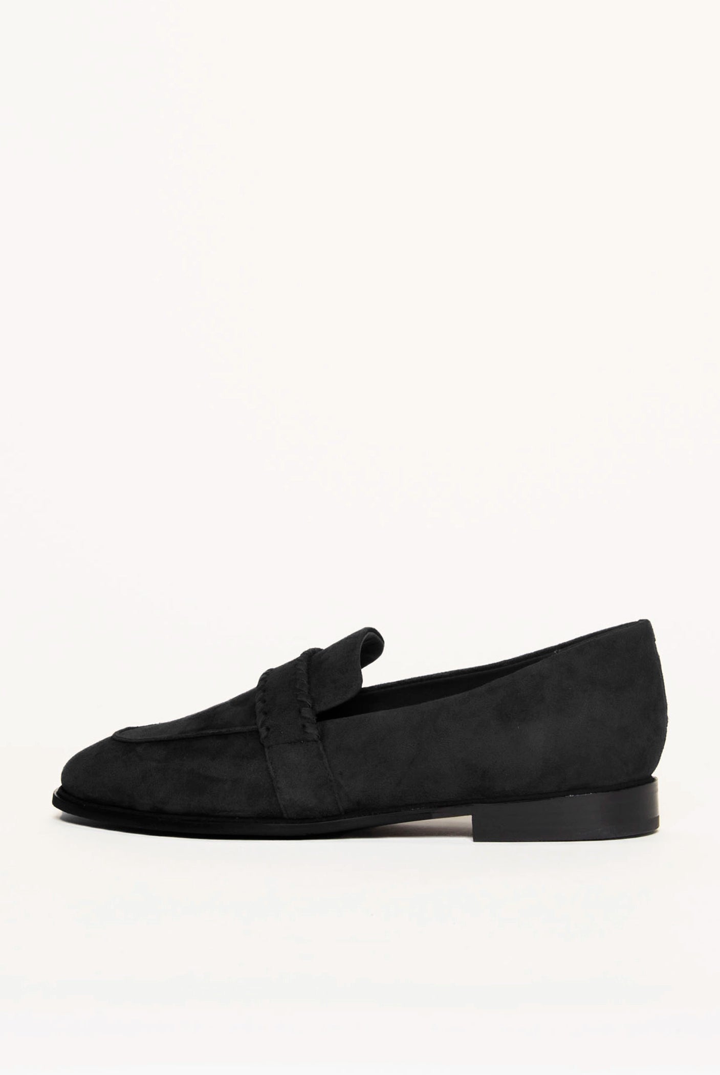swatch_Black Suede abbra loafer vaneli shoes