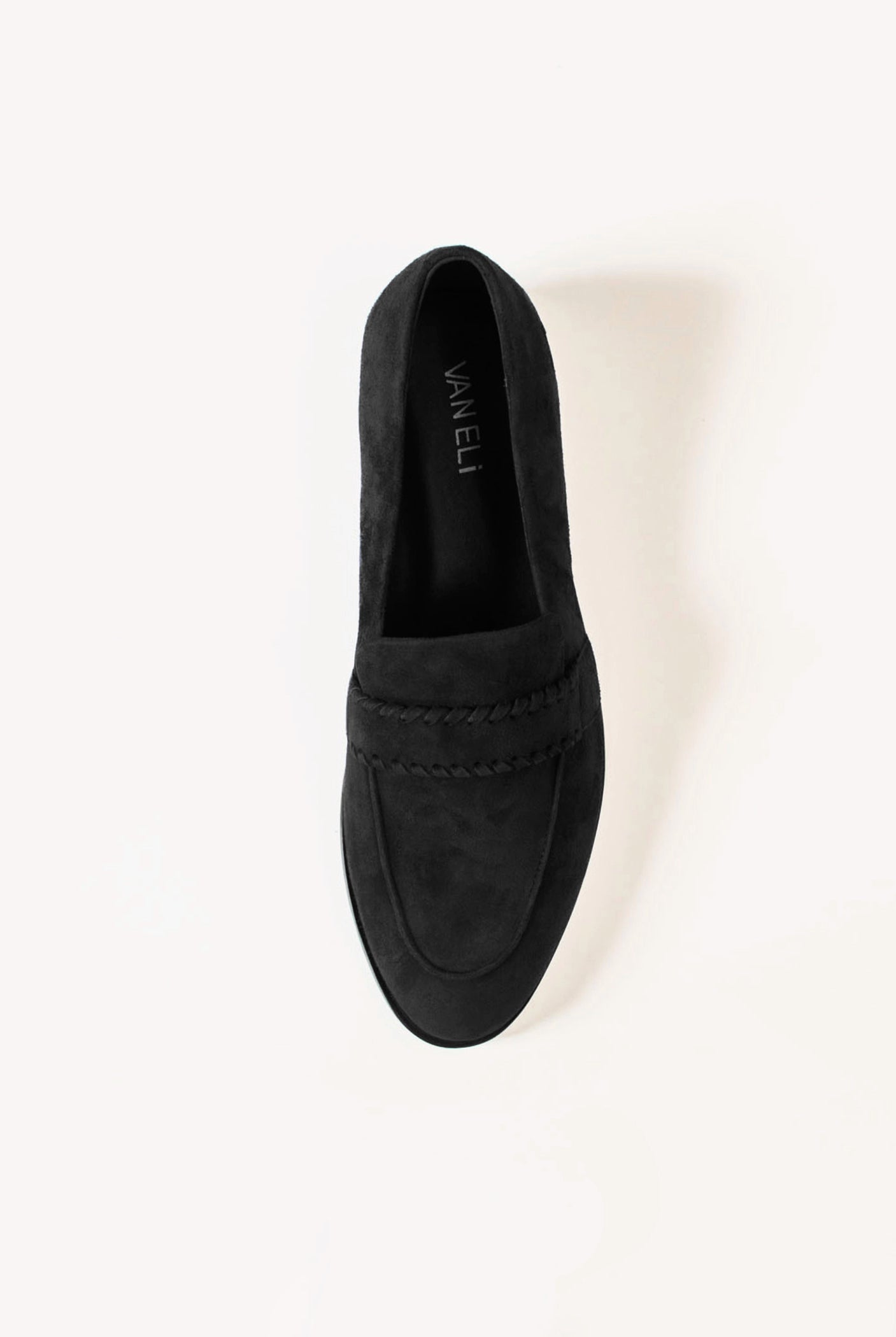 swatch_Black Suede abbra loafer vaneli shoes