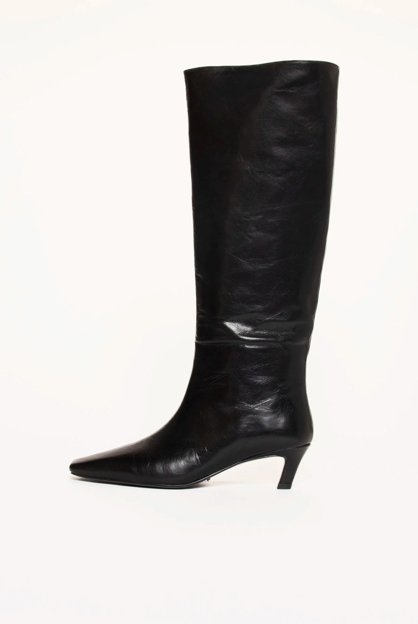 swatch_Black Leather evysa tall boot shoes
