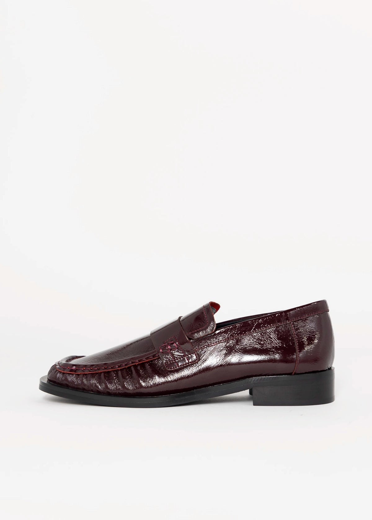swatch_Wine Patent tony bianco grand patent leather loafer