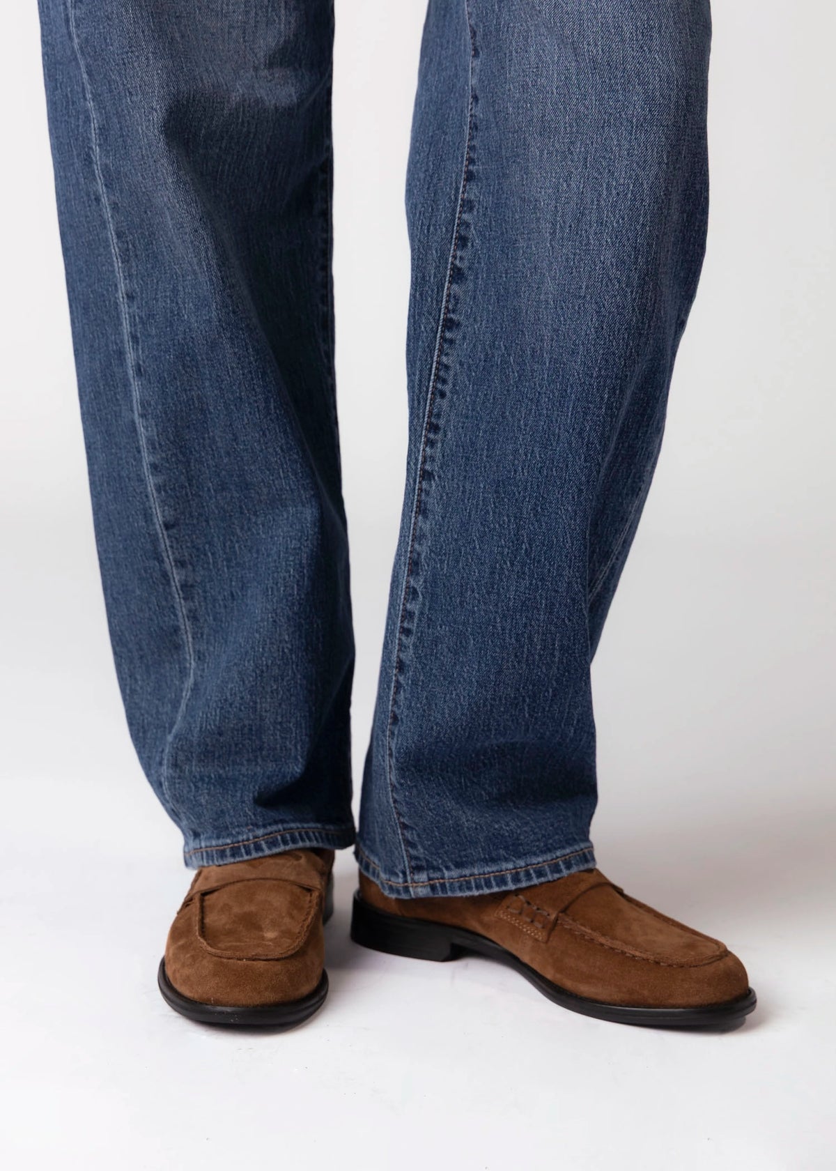 swatch_Brown Suede vagabond linn penny loafer