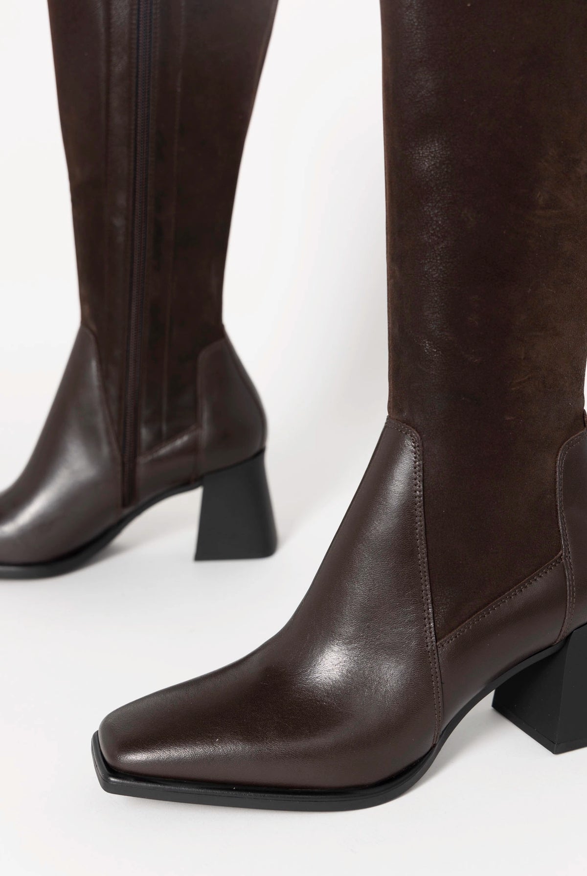 swatch_Chocolate Leather hedda knee high boots