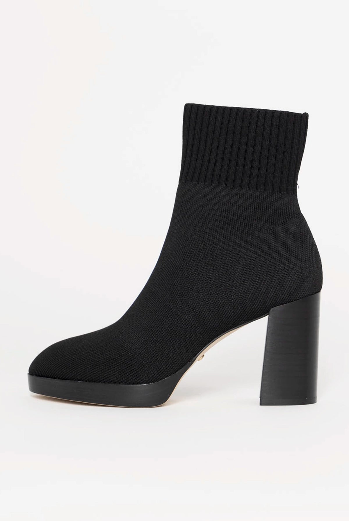 swatch_Black pelle moda vonni stretch fabric bootie