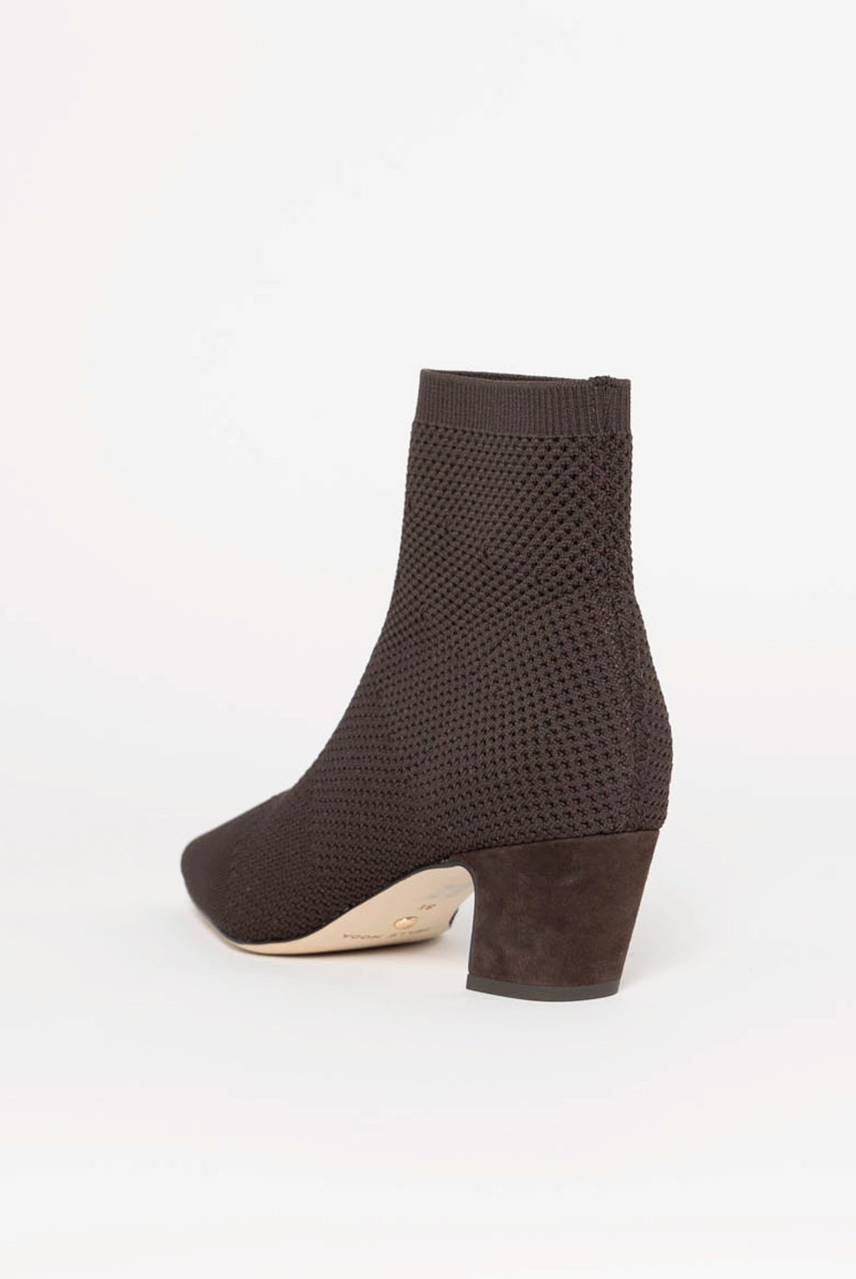 swatch_Chocolate pelle moda emeli stretch knit bootie