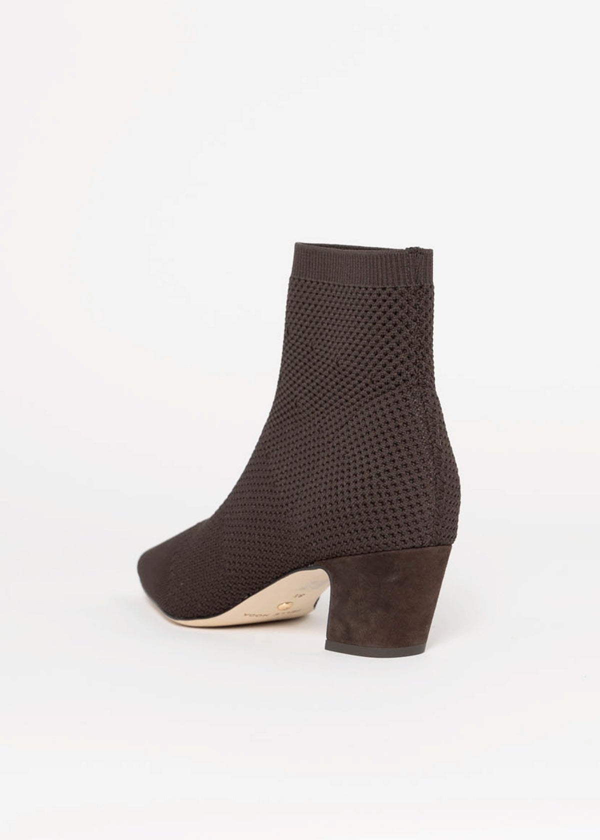 swatch_Chocolate pelle moda emeli stretch knit bootie