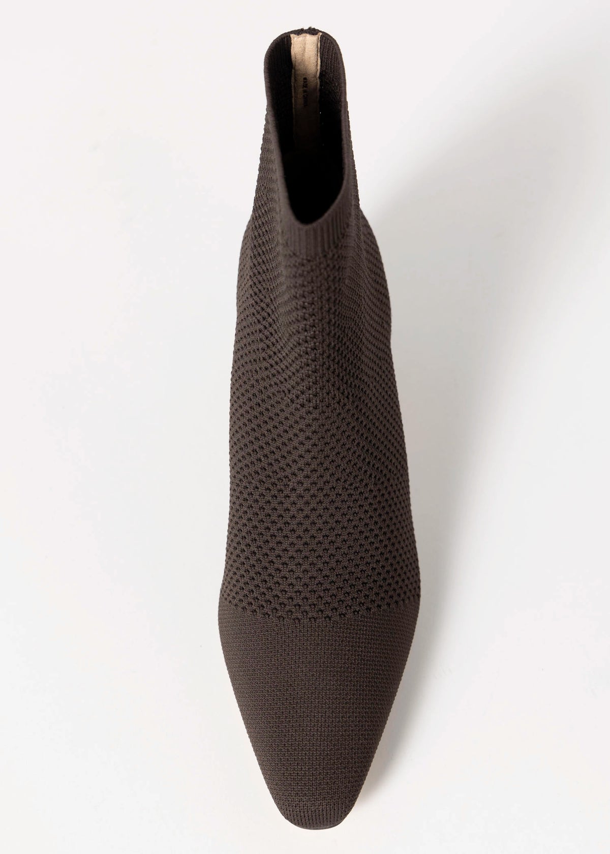 swatch_Chocolate pelle moda emeli stretch knit bootie