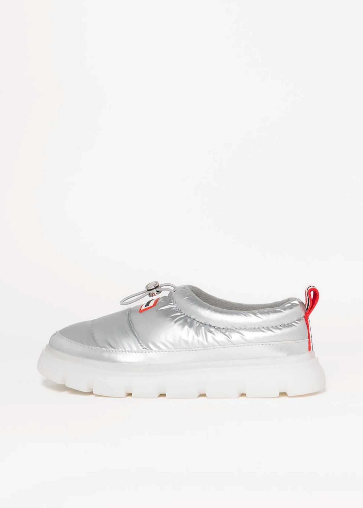 swatch_Silver hunter boots madi 5 nylon puffer booties