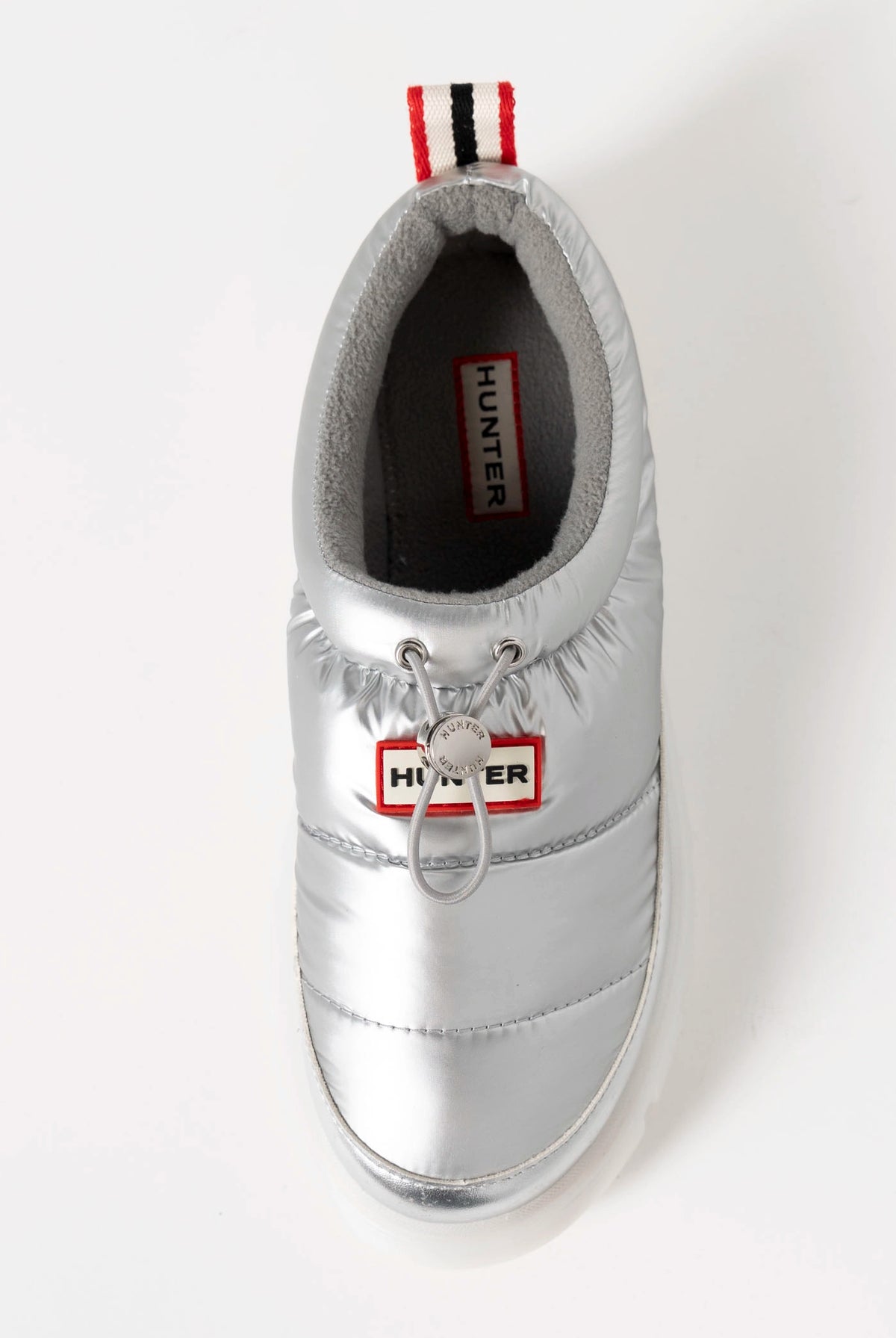 swatch_Silver hunter boots madi 5 nylon puffer booties