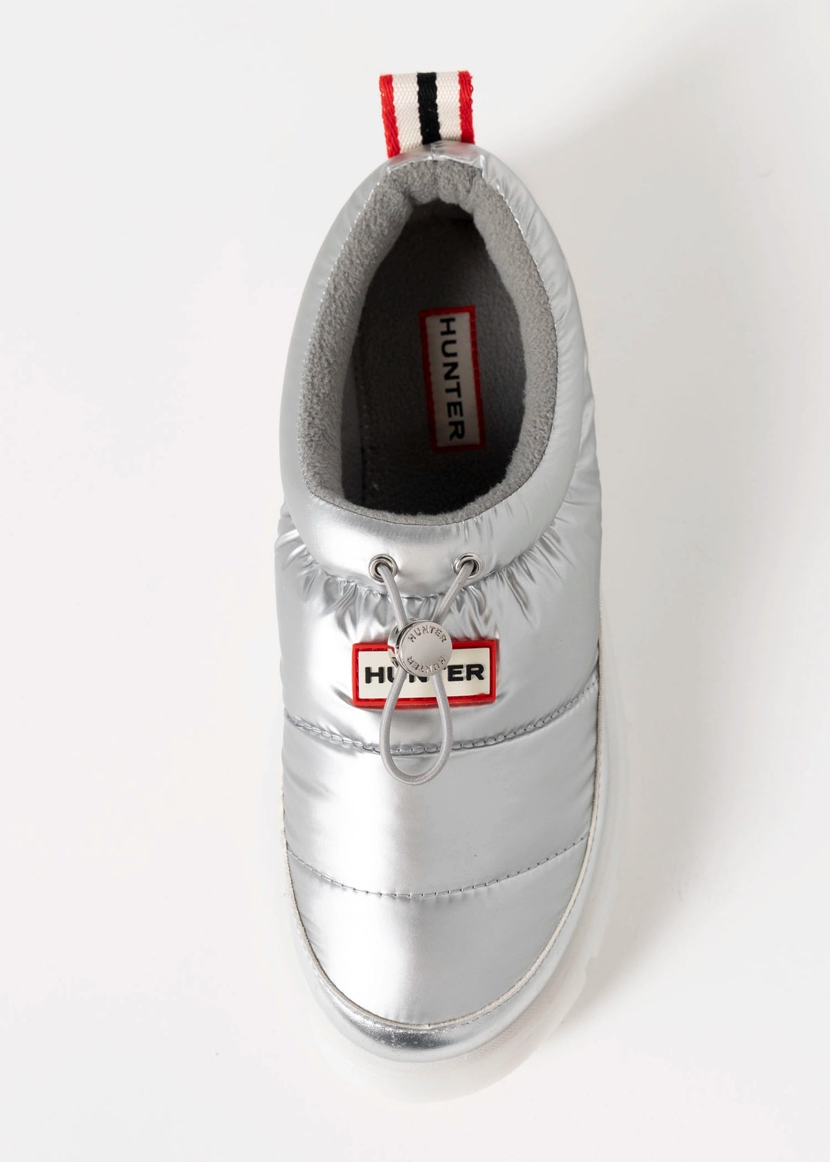 swatch_Silver hunter boots madi 5 nylon puffer booties