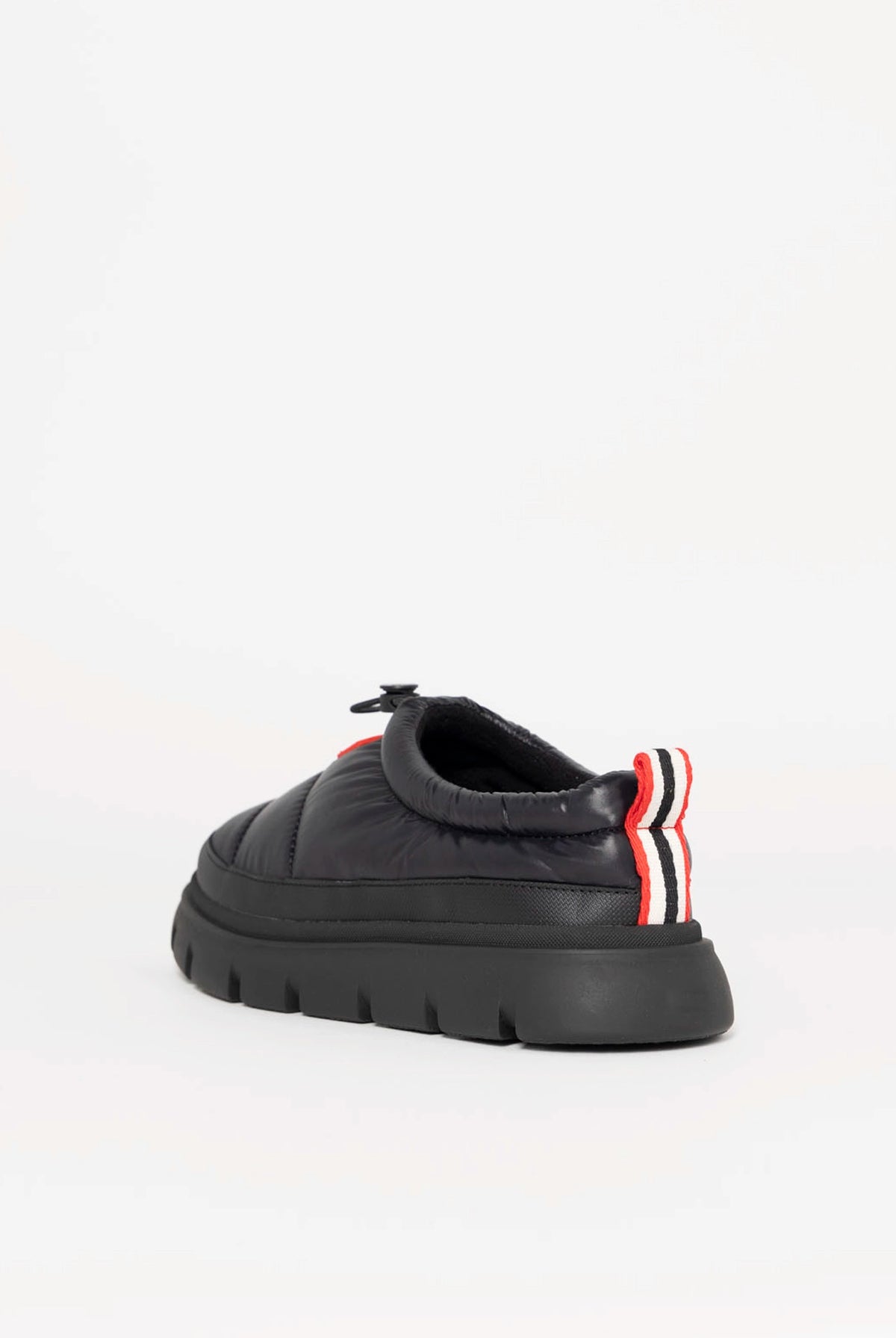 swatch_Black hunter boots madi 5 nylon puffer booties