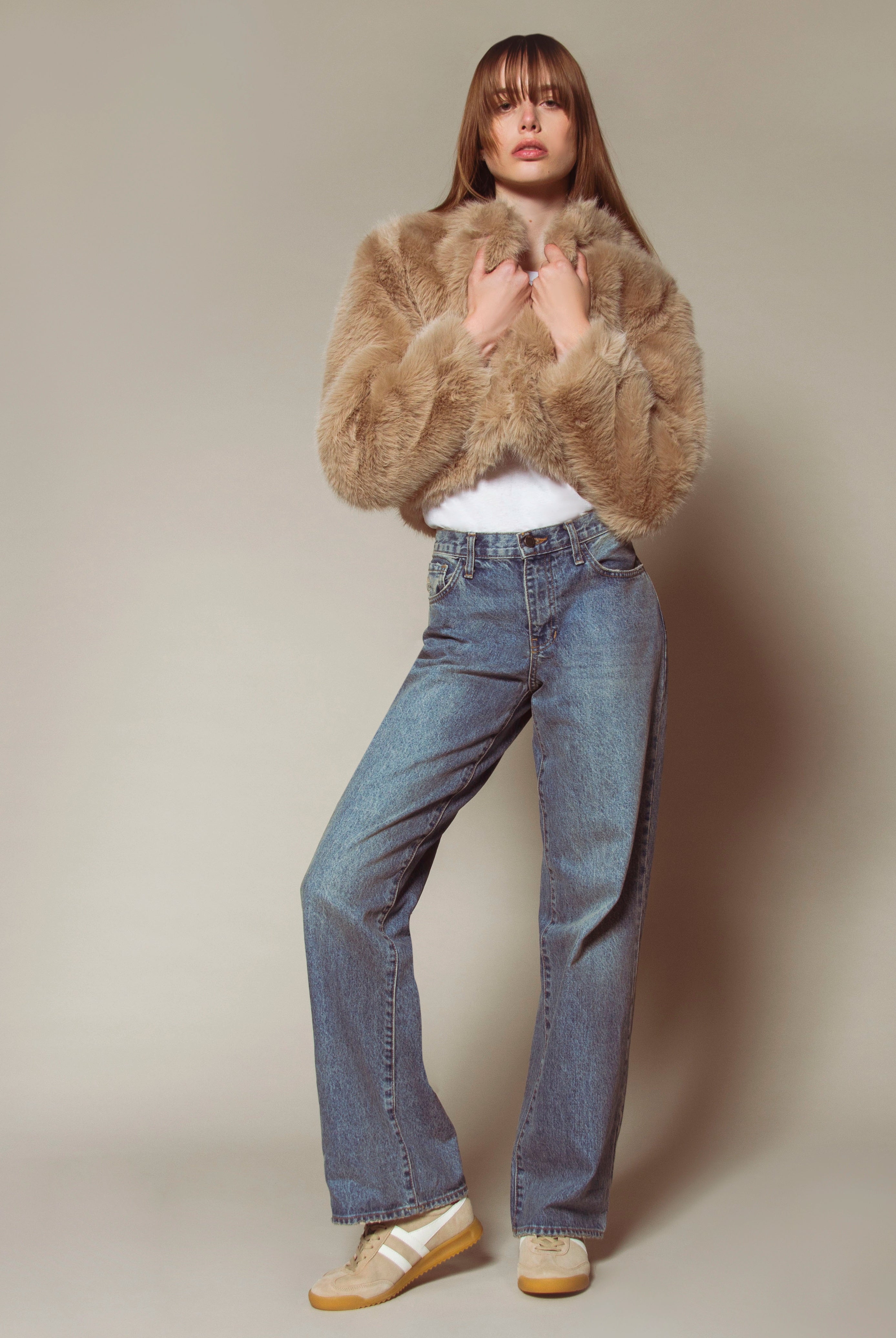 swatch_Denim low rise baggy jean