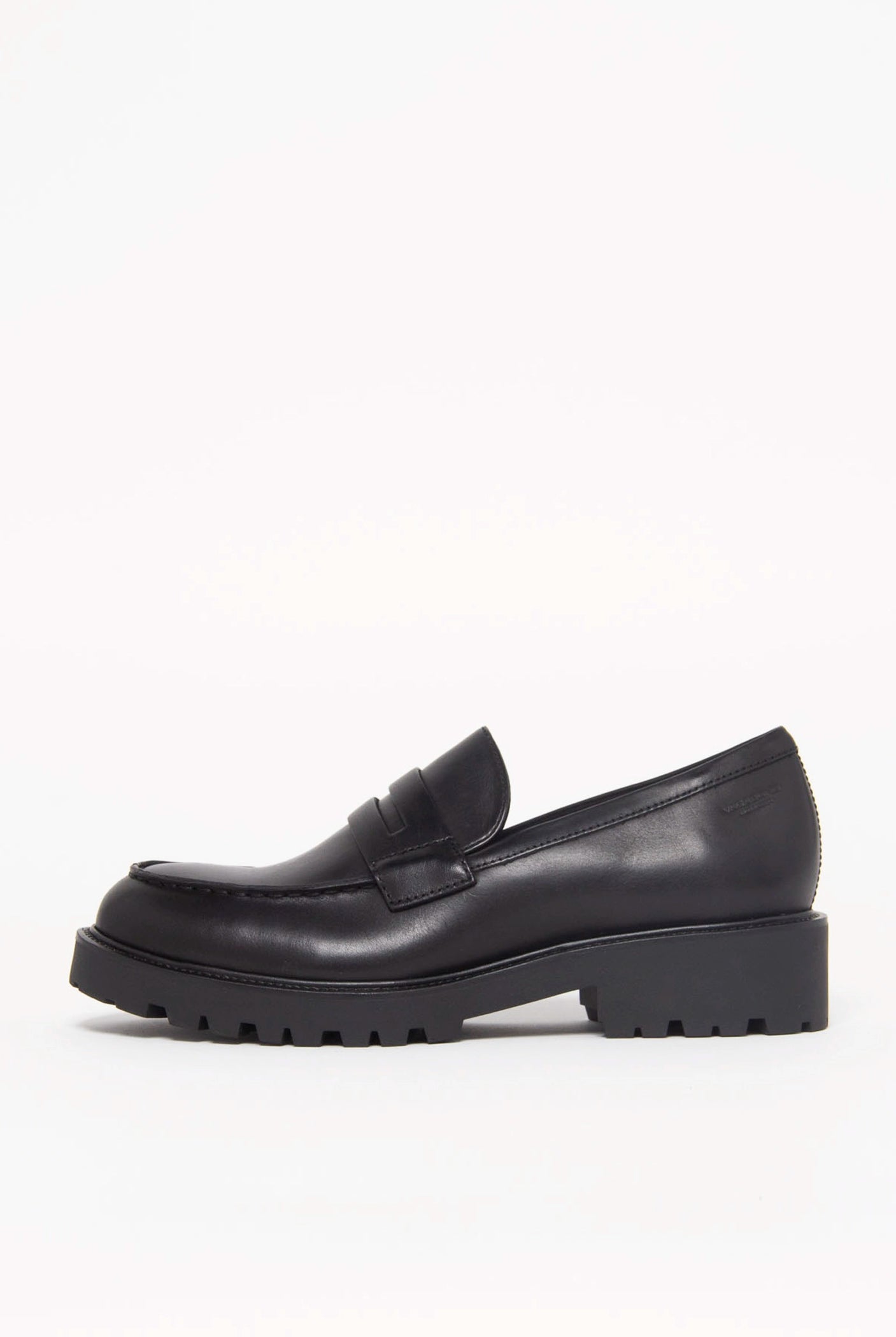 swatch_Black Leather kenova loafer shoes