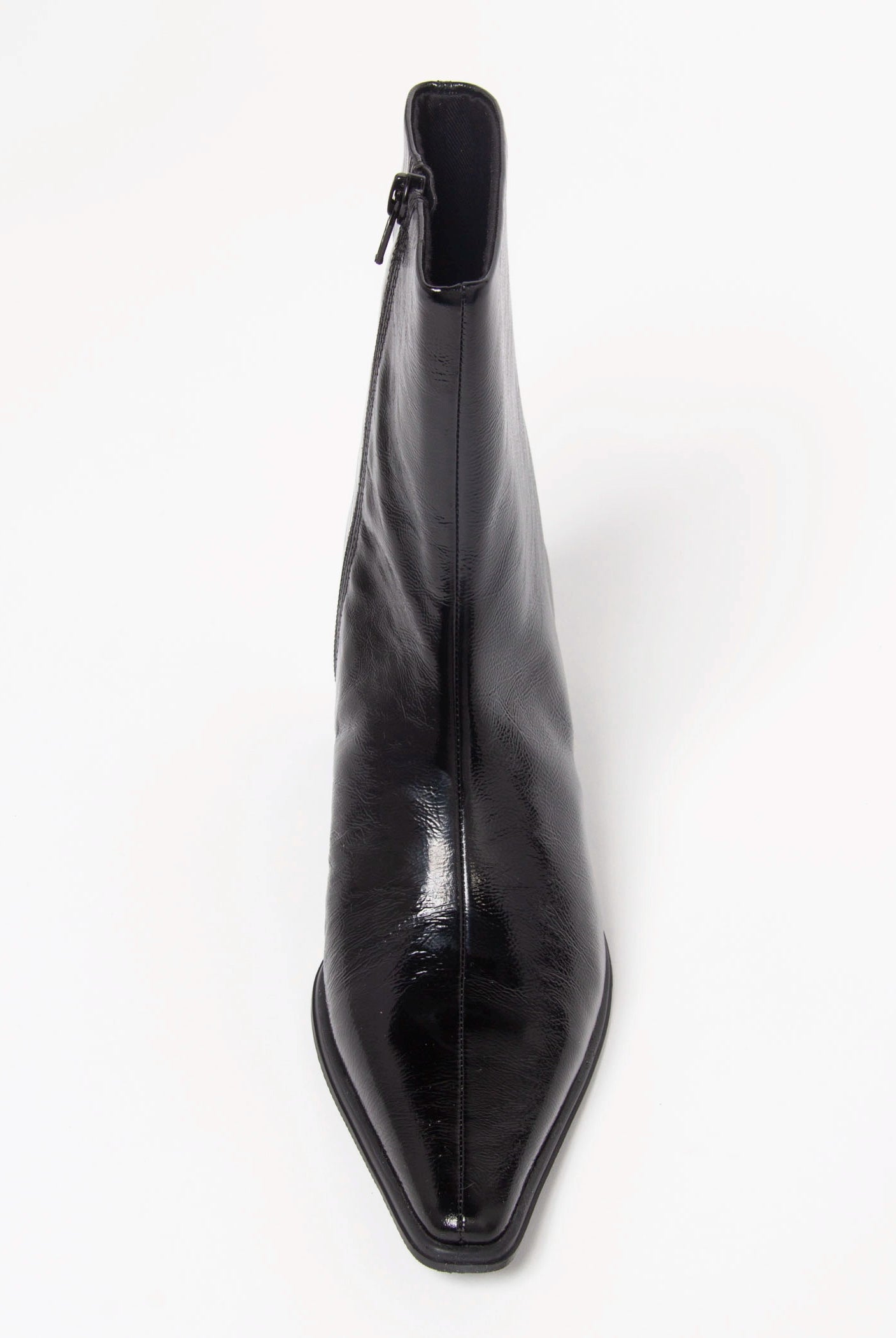 swatch_Black Patent giselle boot shoes