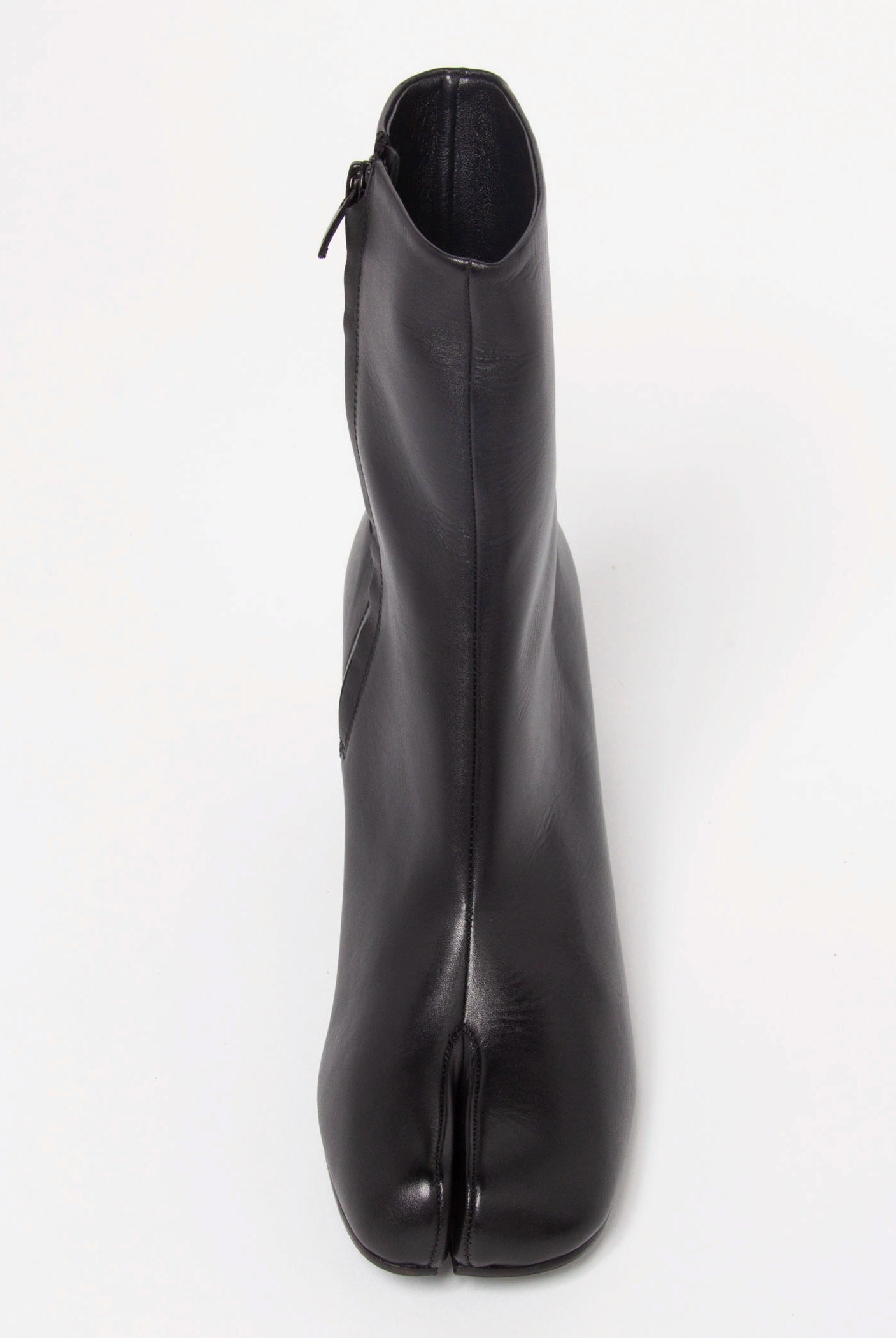 swatch_Black Leather tabi boot boots
