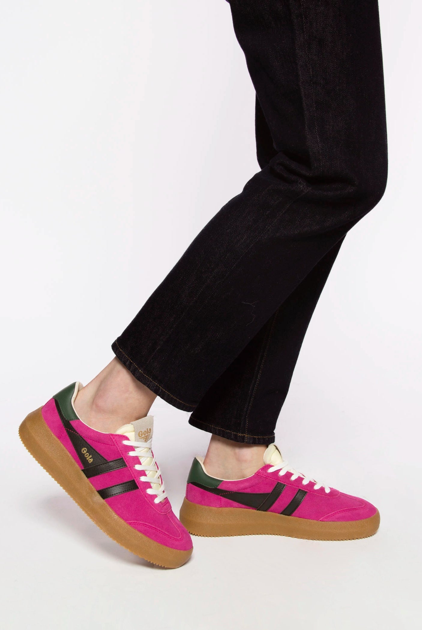 swatch_Fuchsia/Black/Green athena platform sneaker shoes