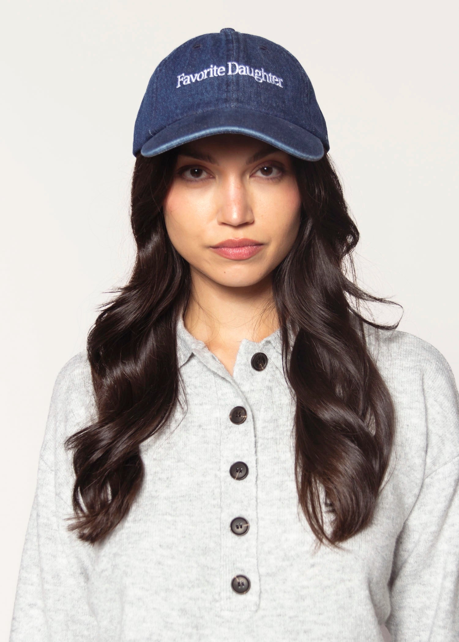 swatch_Denim favorite daughter baseball hat