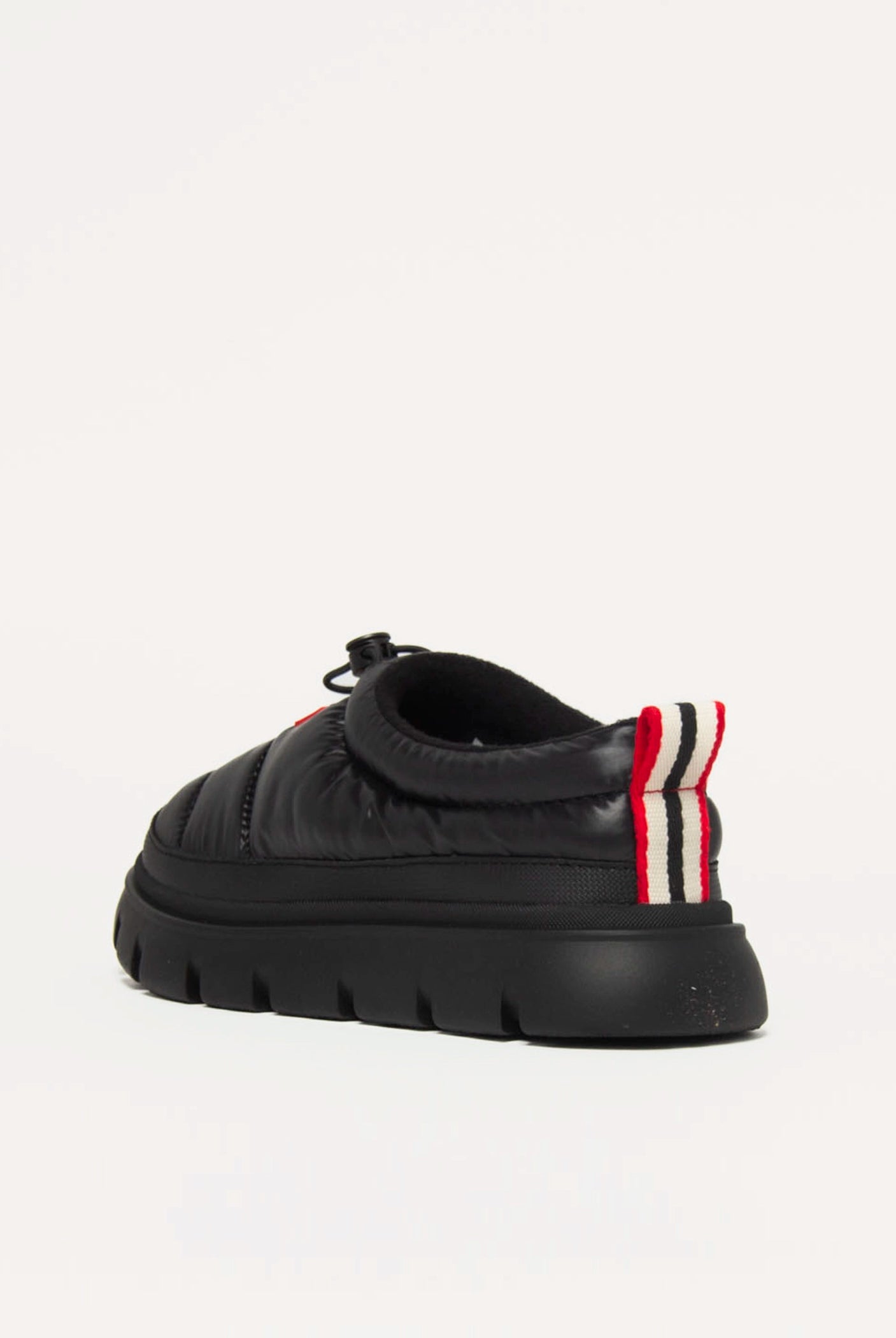 swatch_Black madi puffer slip on shoes
