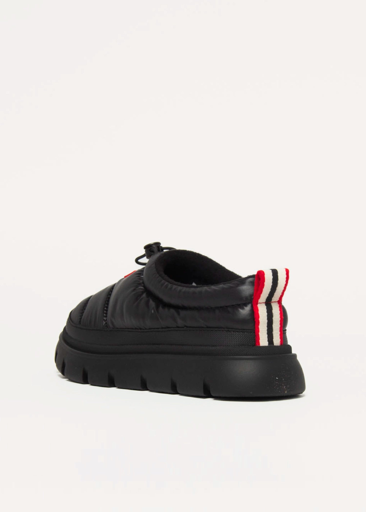 swatch_Black madi puffer slip on shoes