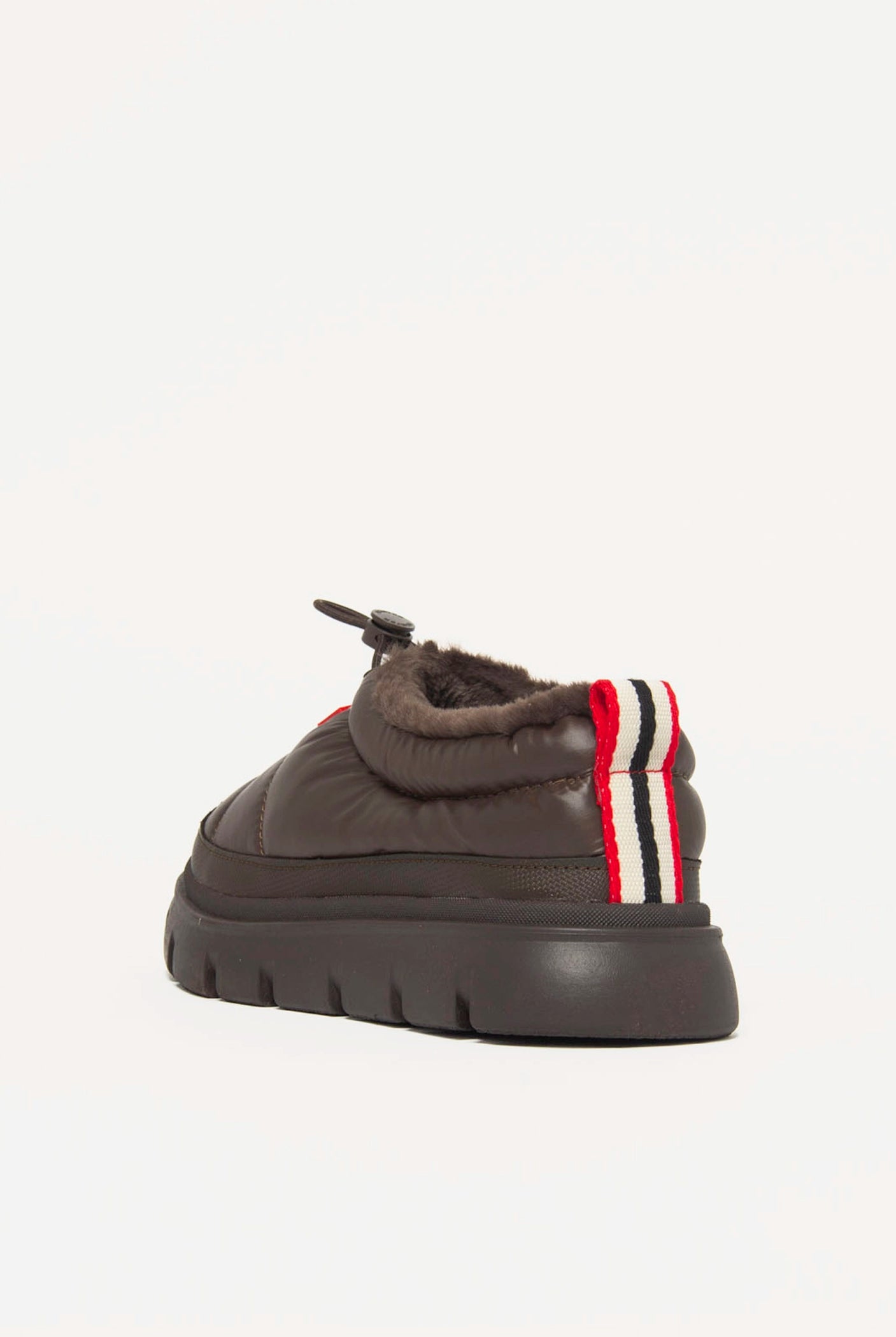 swatch_Dark Brown madi puffer slip on shoes